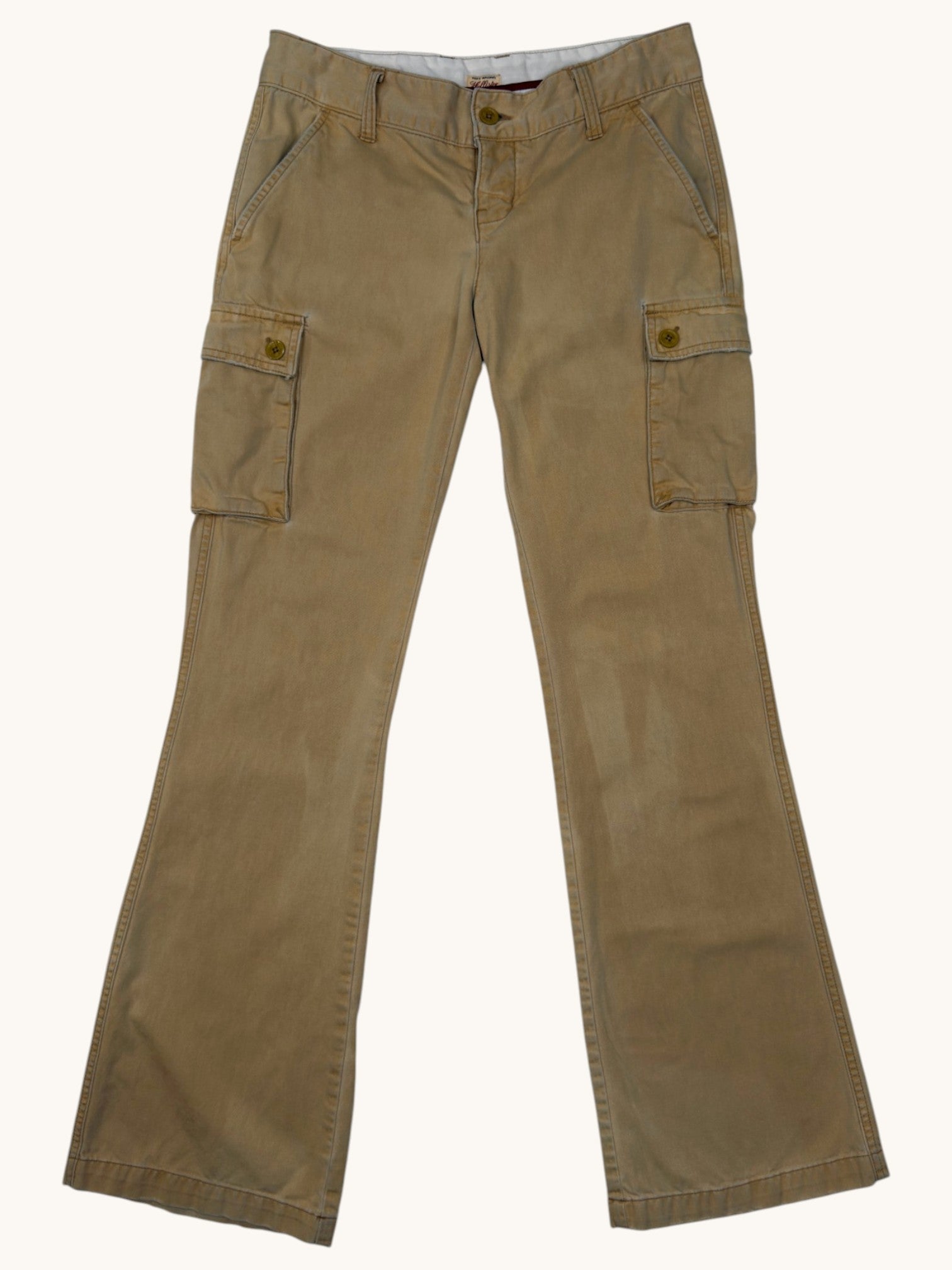 00s Hollister Beige Cargo Khaki Pants - 5