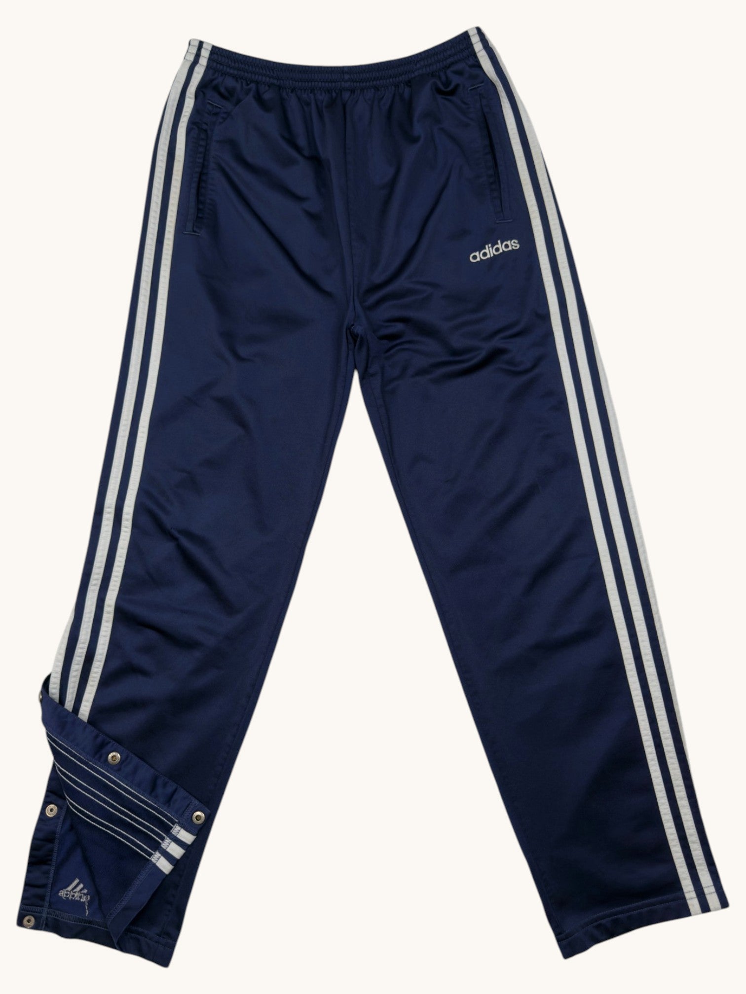 90s Adidas Navy Track Pants - M