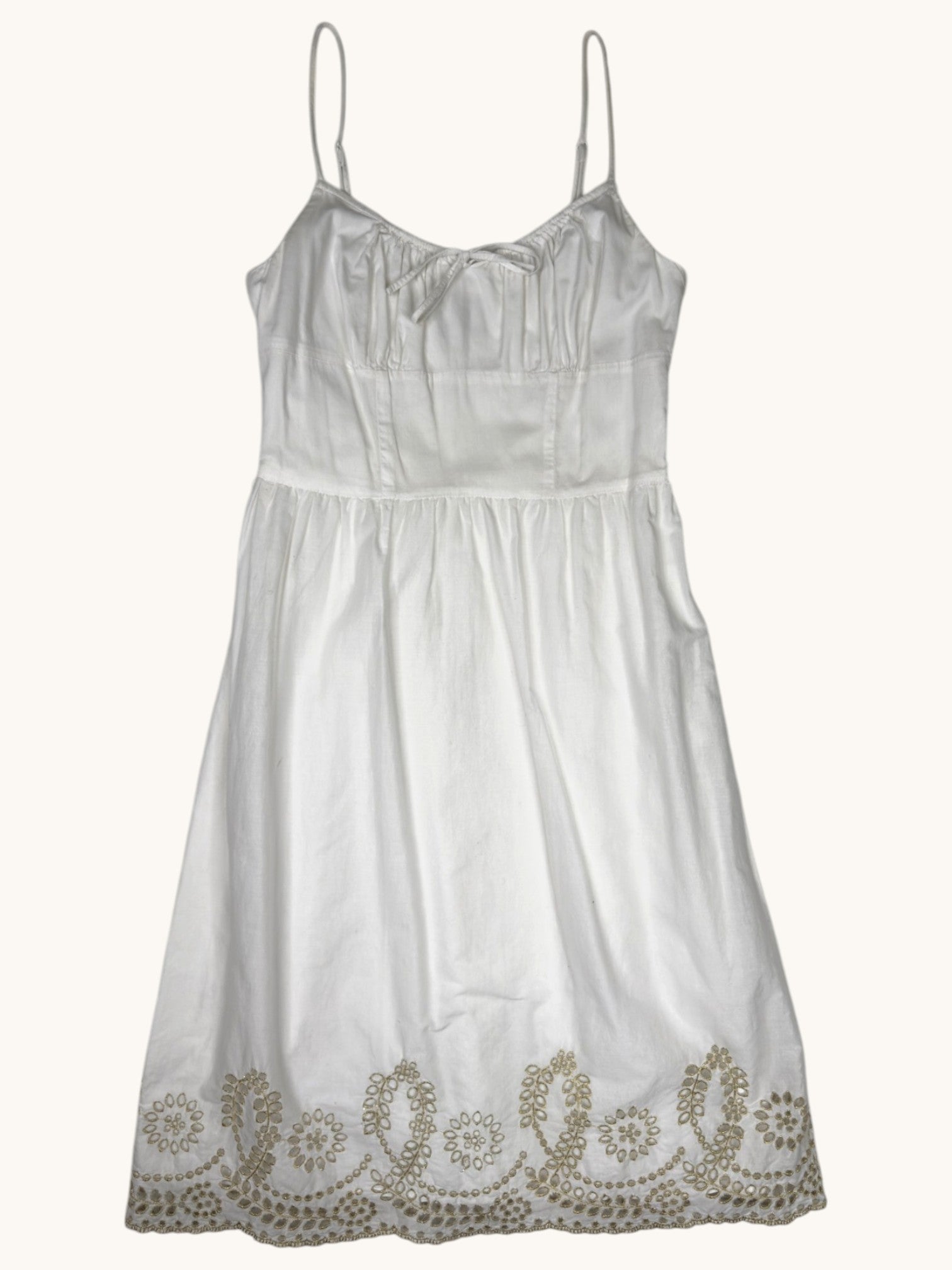 Loft White Sundress - 0P