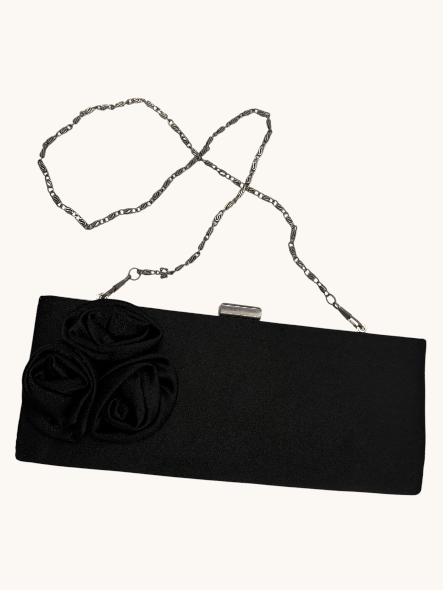 00s Lulu Townsend Black Clutch Bag