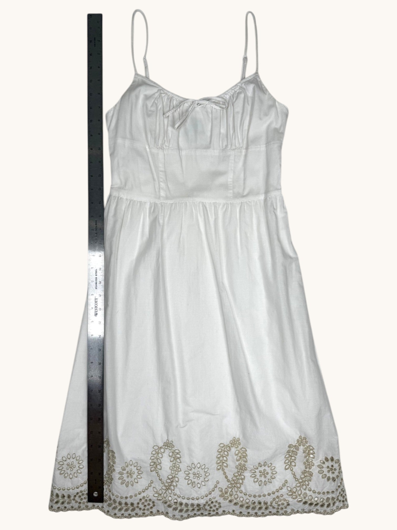 Loft White Sundress - 0P