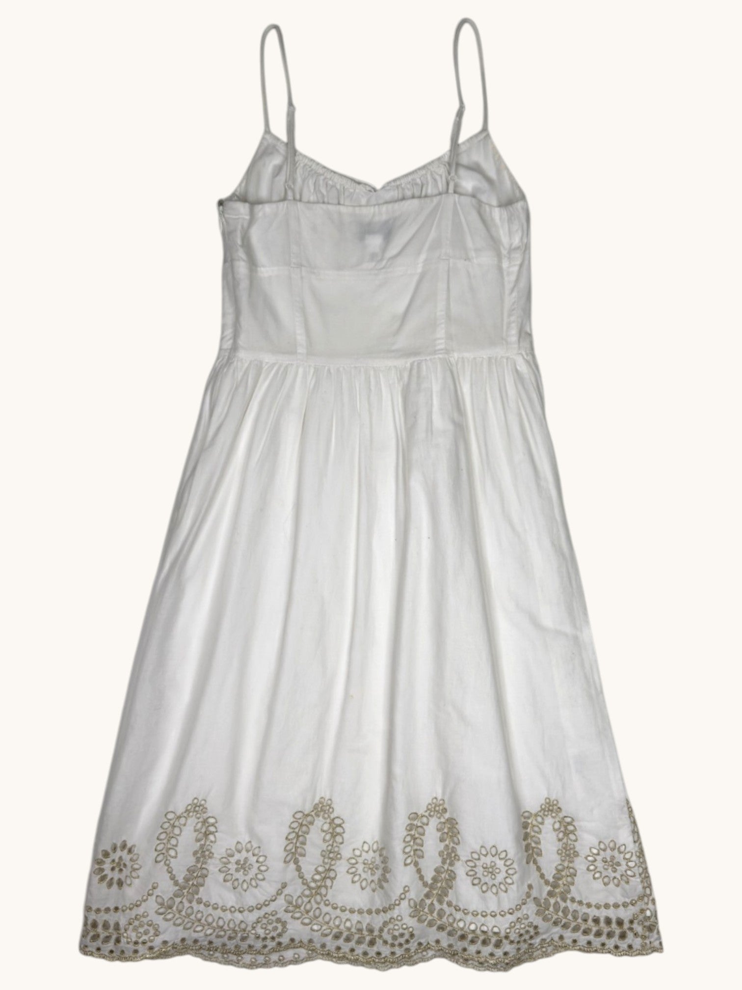 Loft White Sundress - 0P