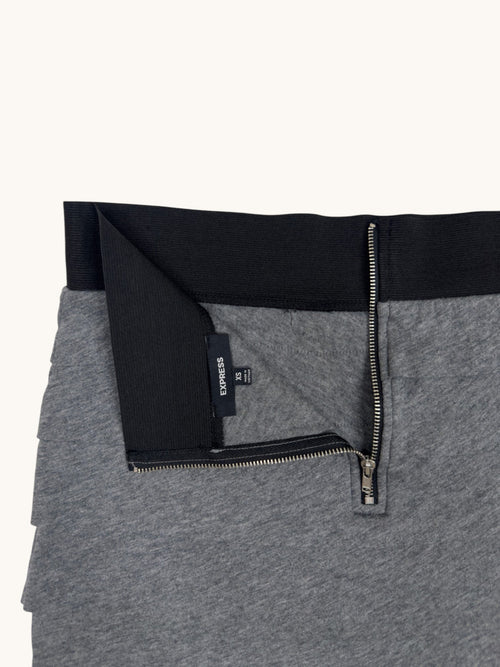 00s Express Gray Skirt - XS
