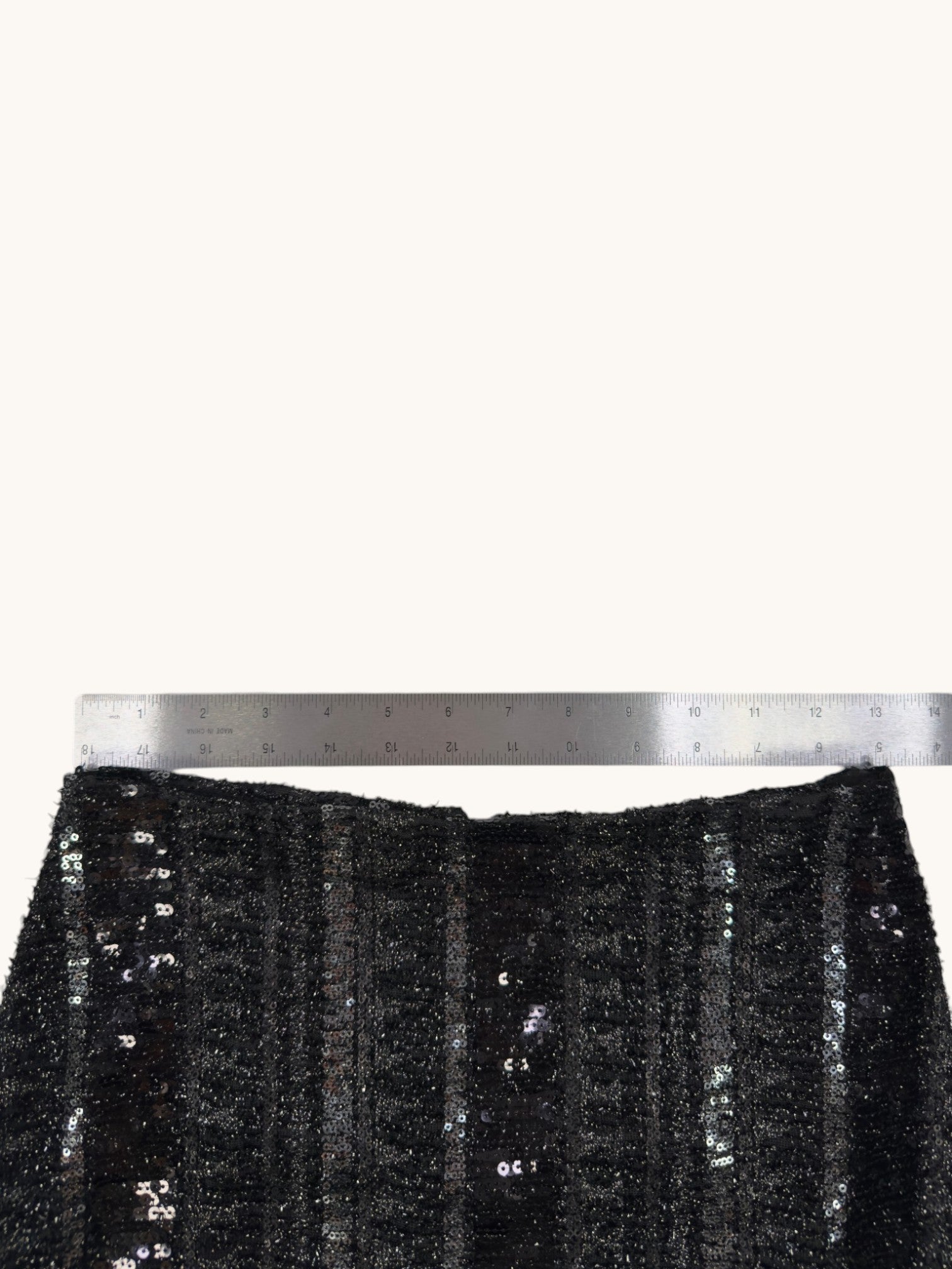Express Black Sequin Mini Skirt - 0