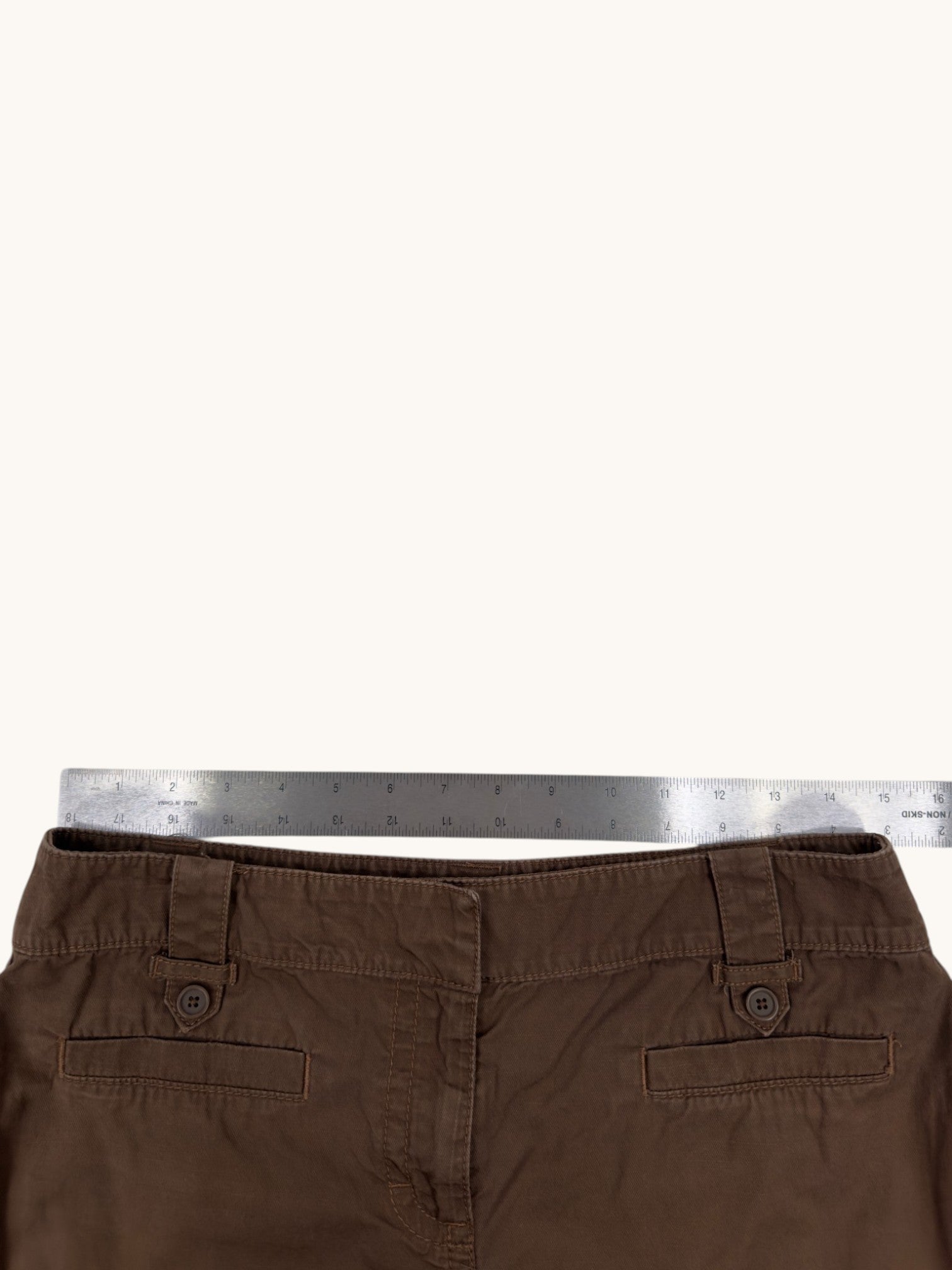 Loft Brown Skirt - 6