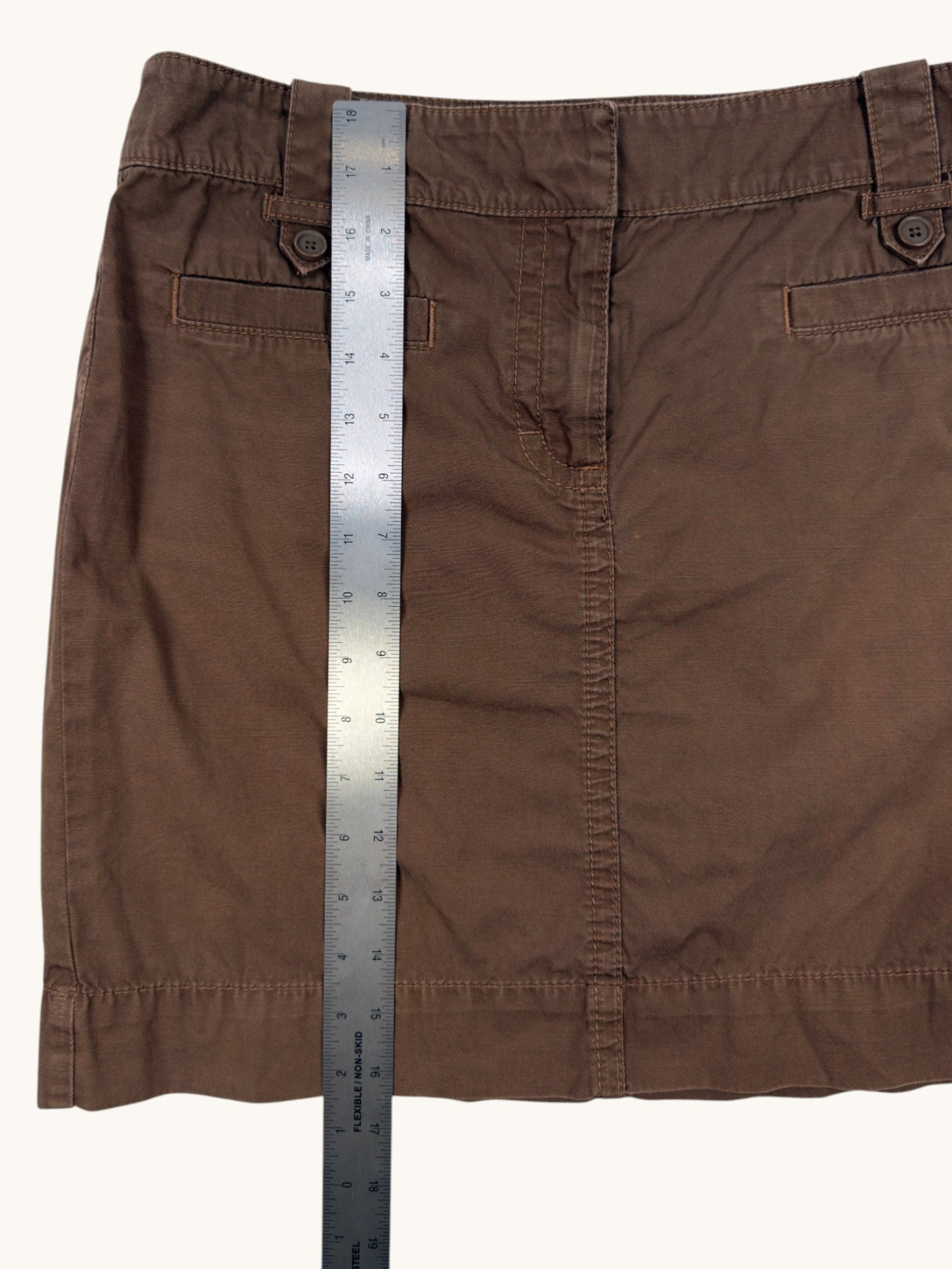 Loft Brown Skirt - 6