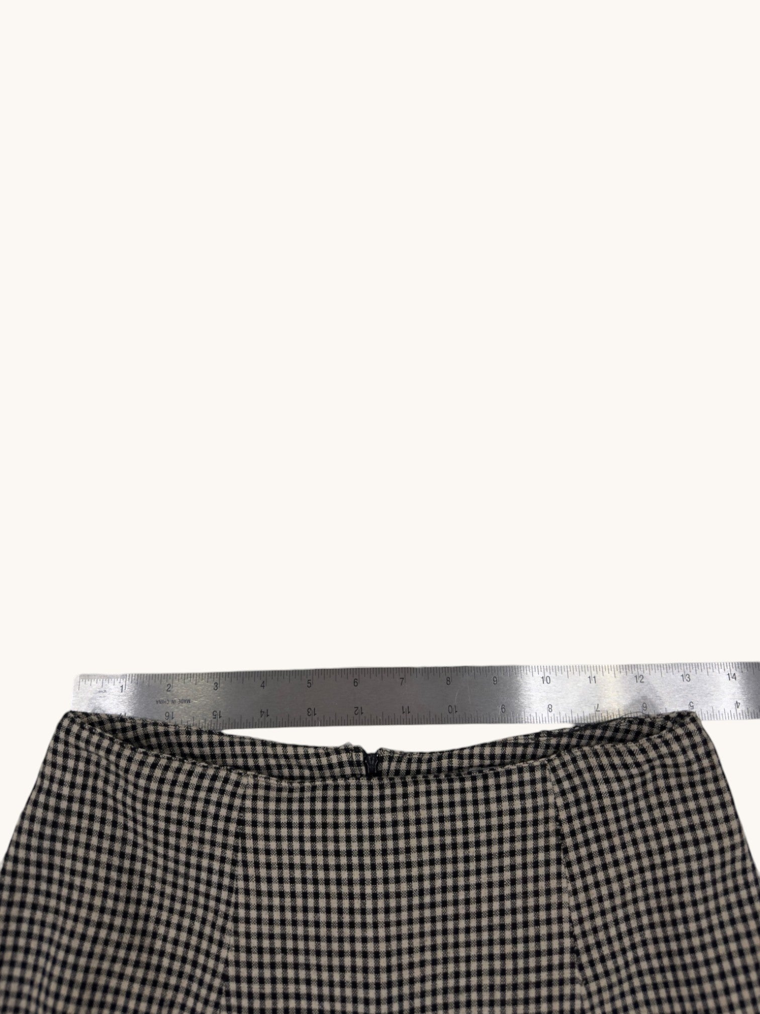 90s Daily Habit Houndstooth Skirt - 7