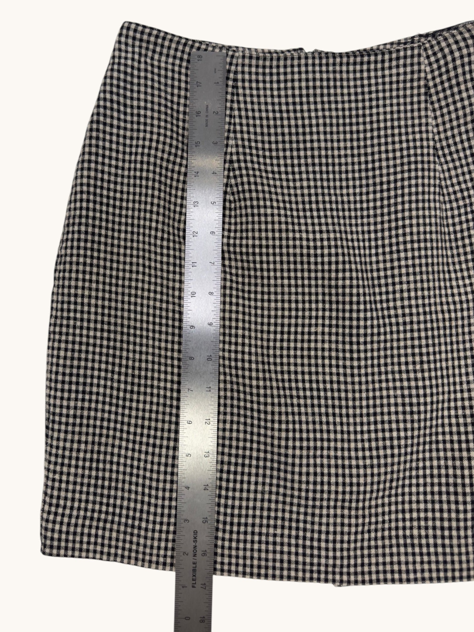 90s Daily Habit Houndstooth Skirt - 7