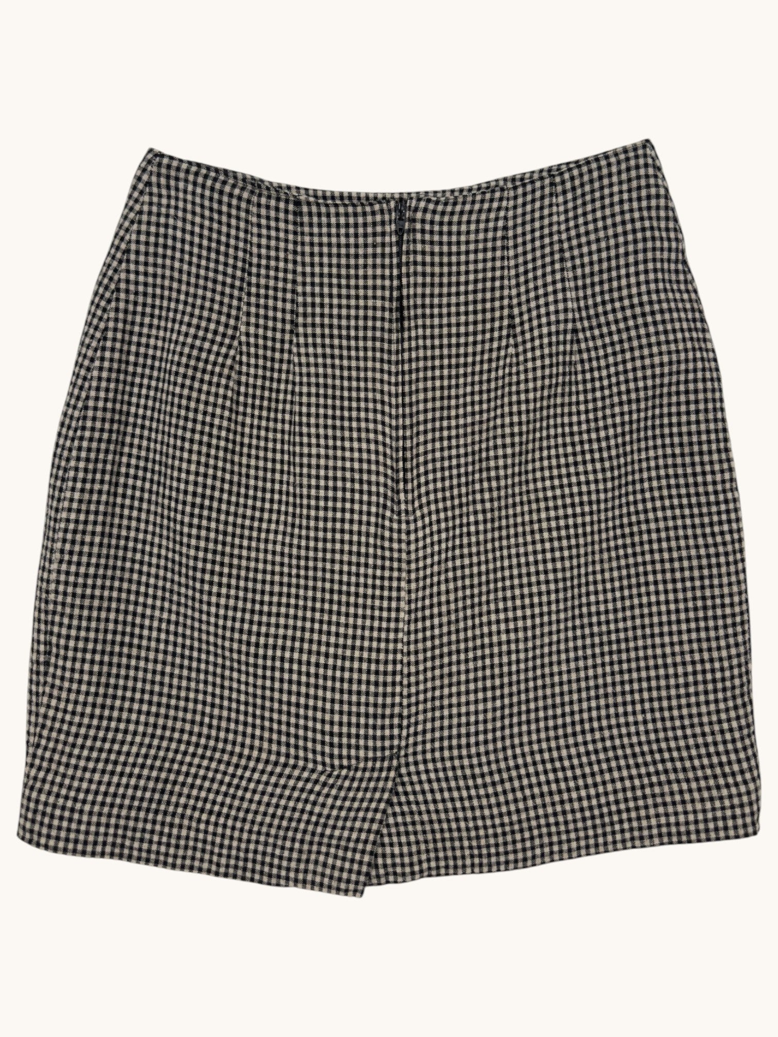 90s Daily Habit Houndstooth Skirt - 7