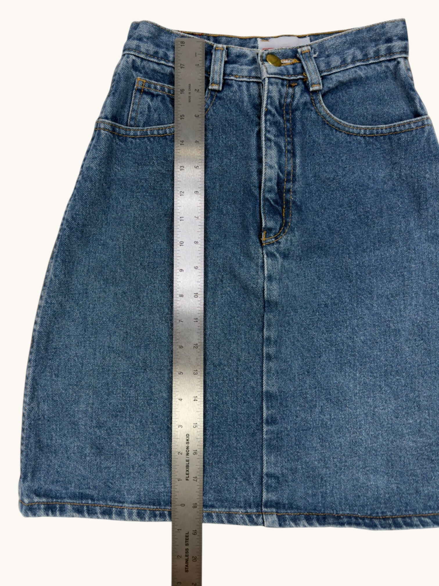 90s Prezzia Denim Skirt - 7