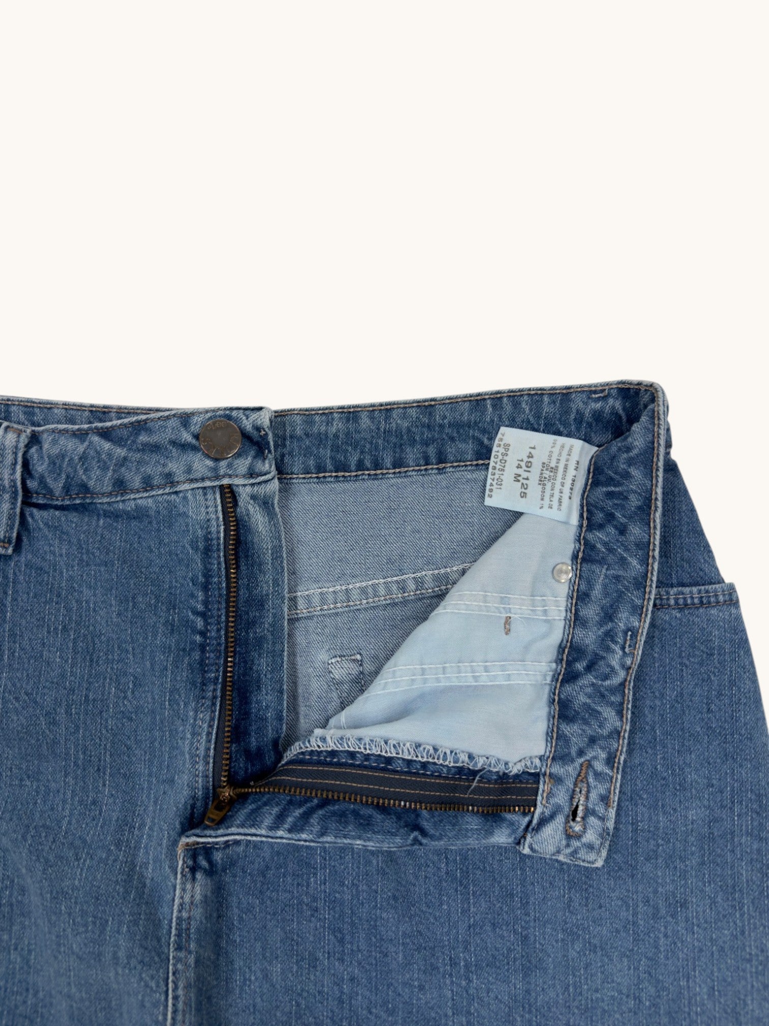 90s Lee Denim Skirt - 14