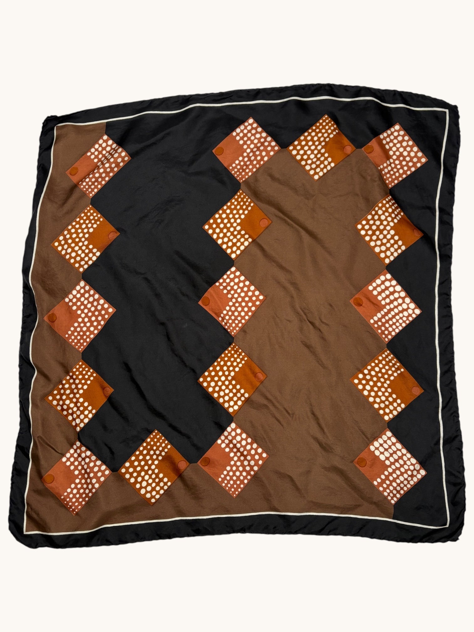 00s Multicolor Patterned Scarf