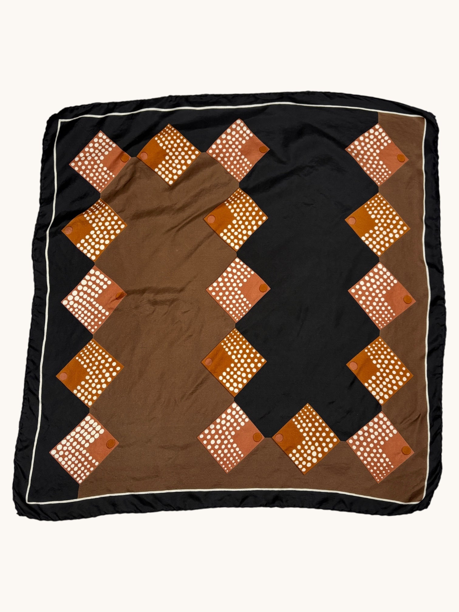 00s Multicolor Patterned Scarf