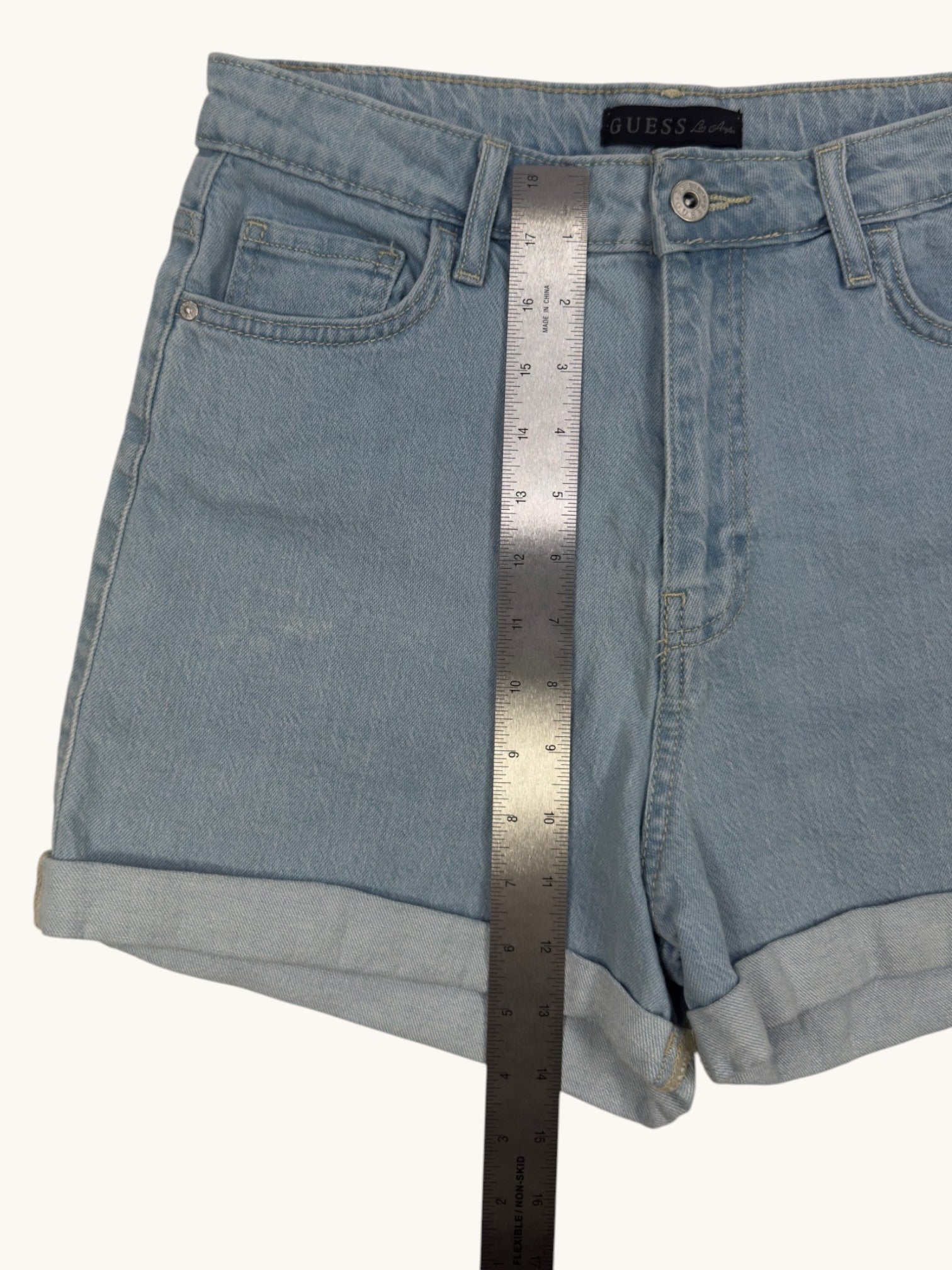 Guess Light Wash Denim Shorts - 30