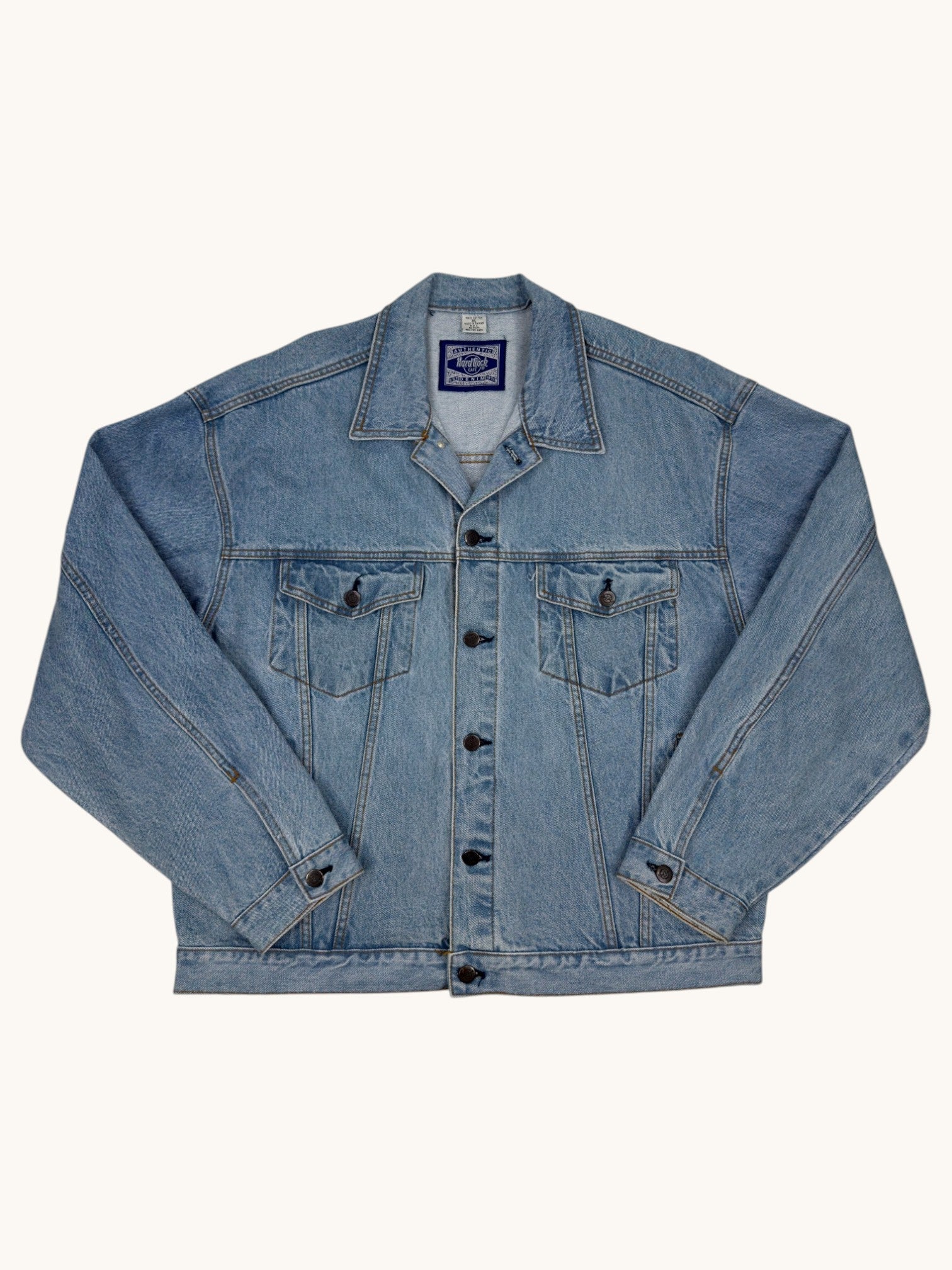 90s Hard Rock Cafe Chicago Denim Jacket - XL