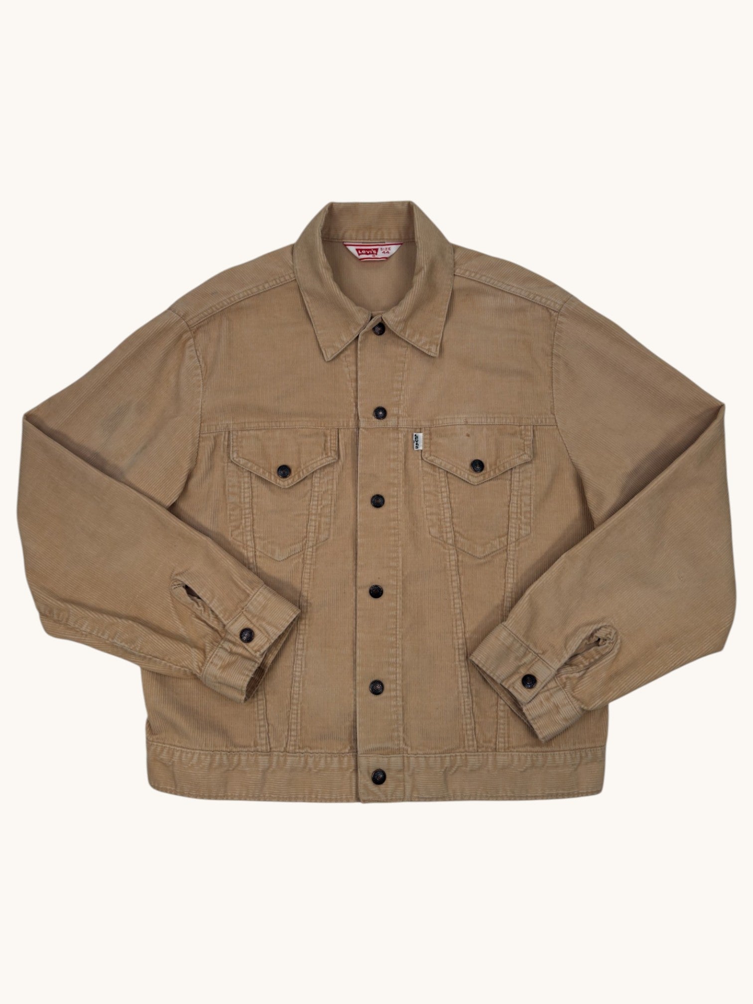 90s Levi's Beige Corduroy Jacket - 44