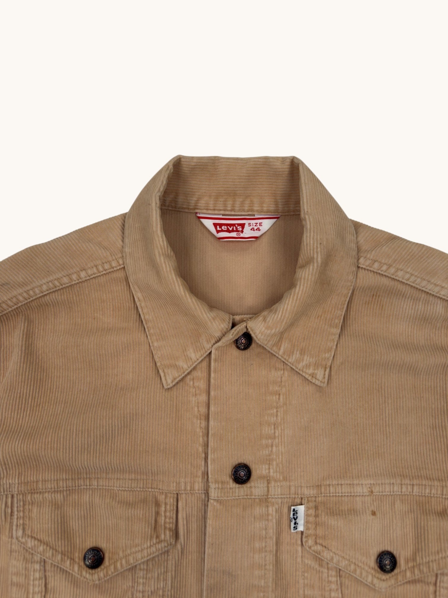 90s Levi's Beige Corduroy Jacket - 44