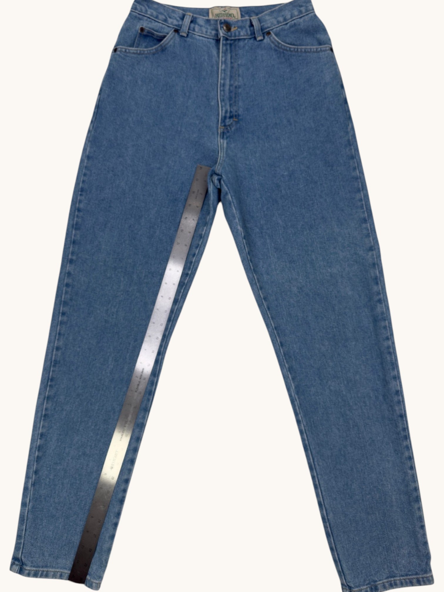 90s Red Head Blue Jeans - 8