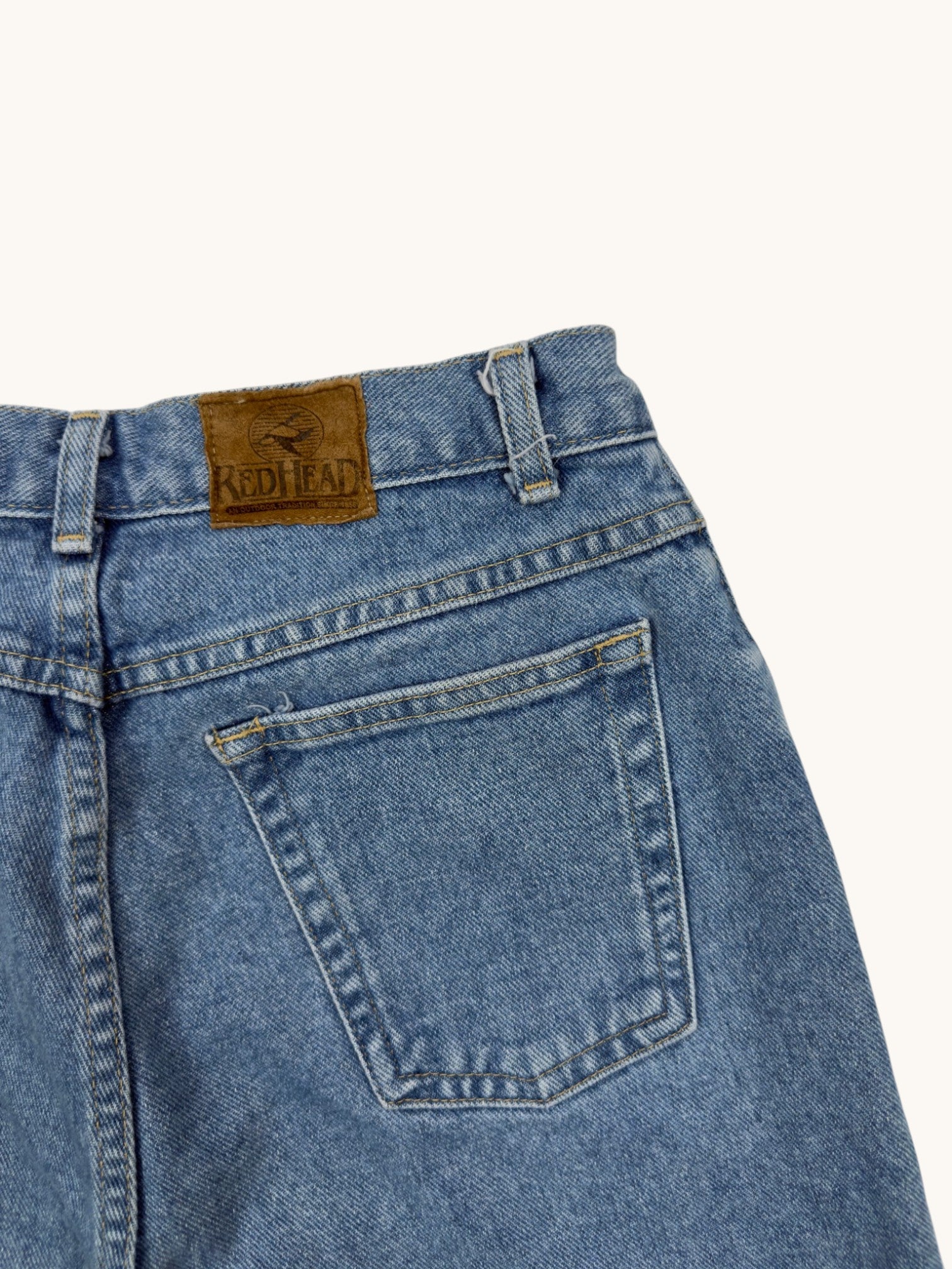 90s Red Head Blue Jeans - 8