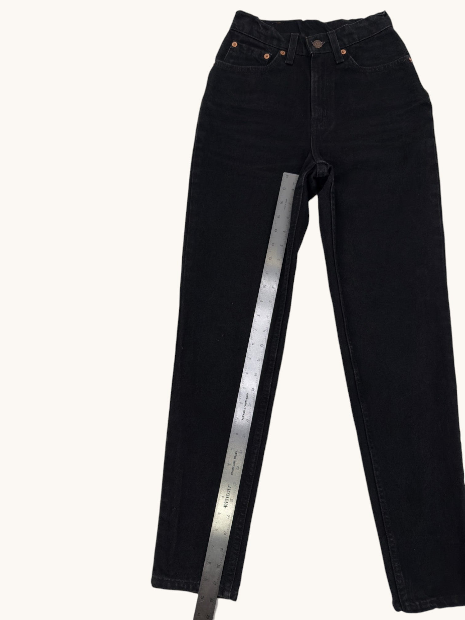 90s Levi's 512 Black  Jeans - 3