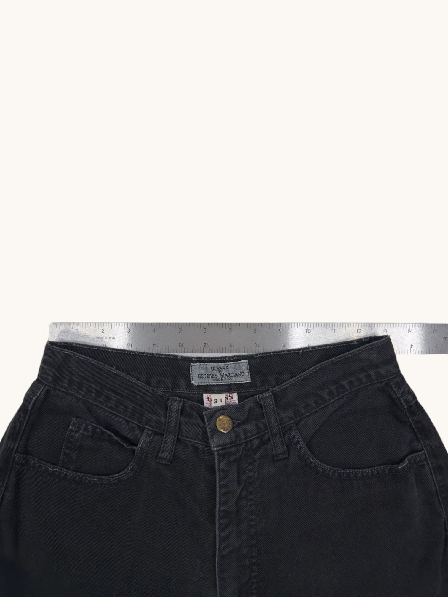 90s Guess Black Jeans - 31