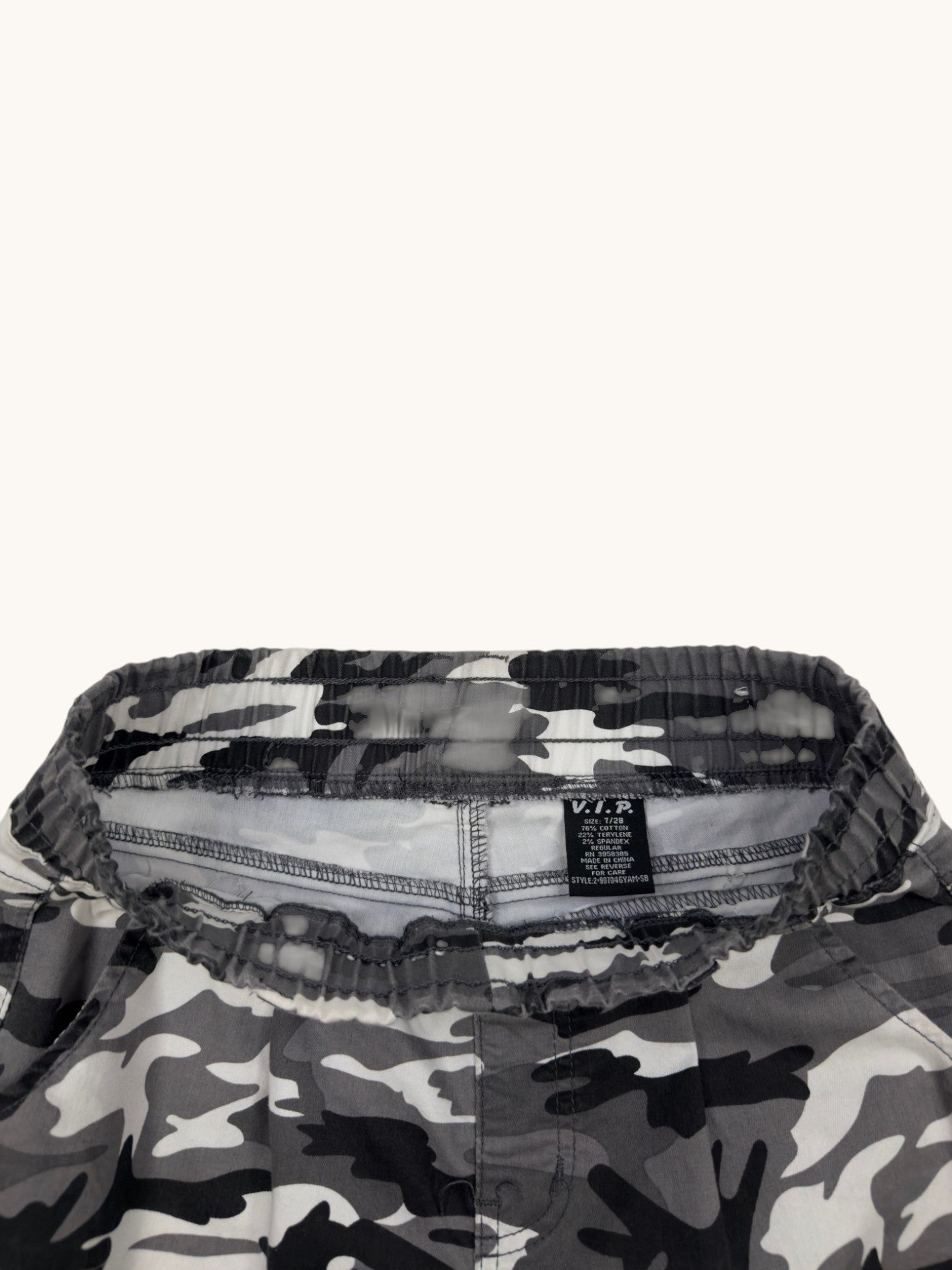 V.I.P. Gray Camouflage Pants - 7