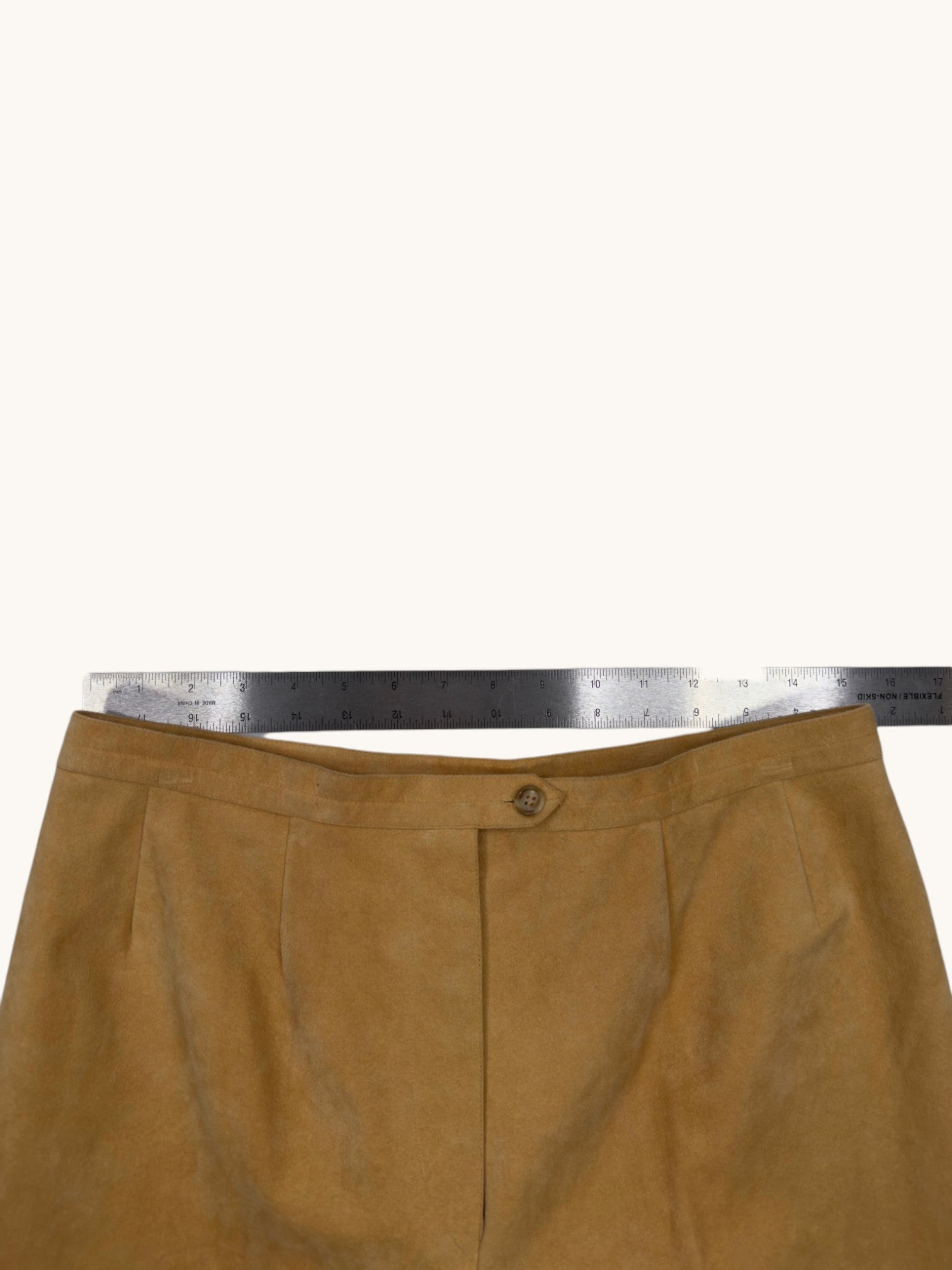 Mollie Parnis Suede Pants