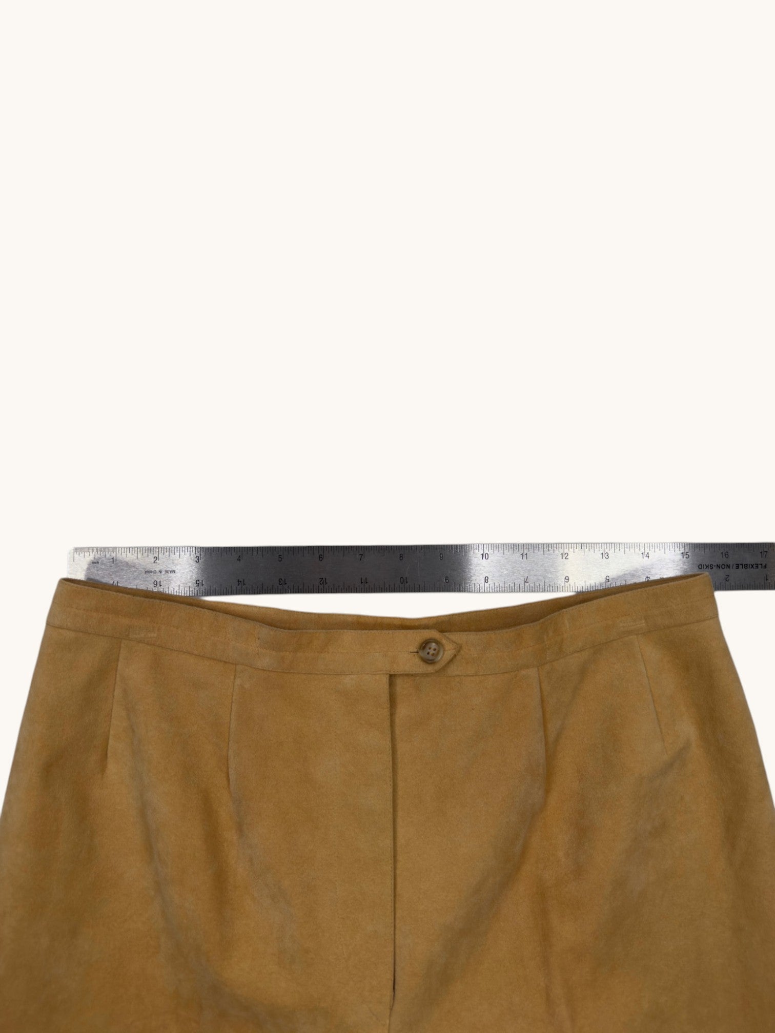 Mollie Parnis Suede Pants
