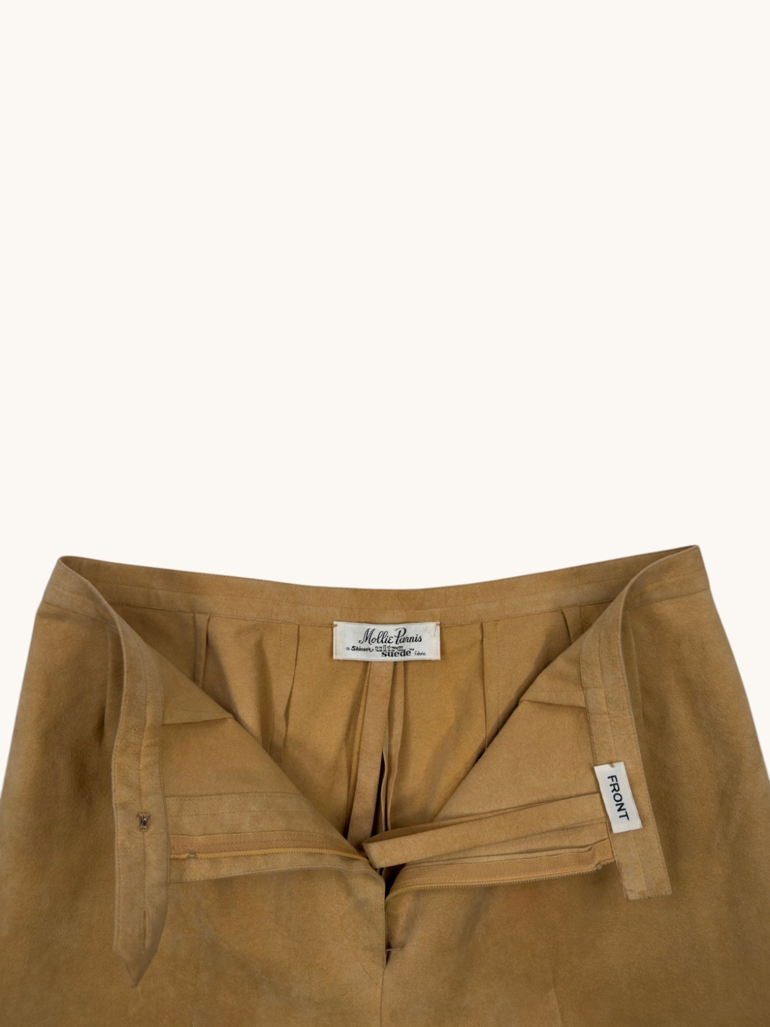 Mollie Parnis Suede Pants