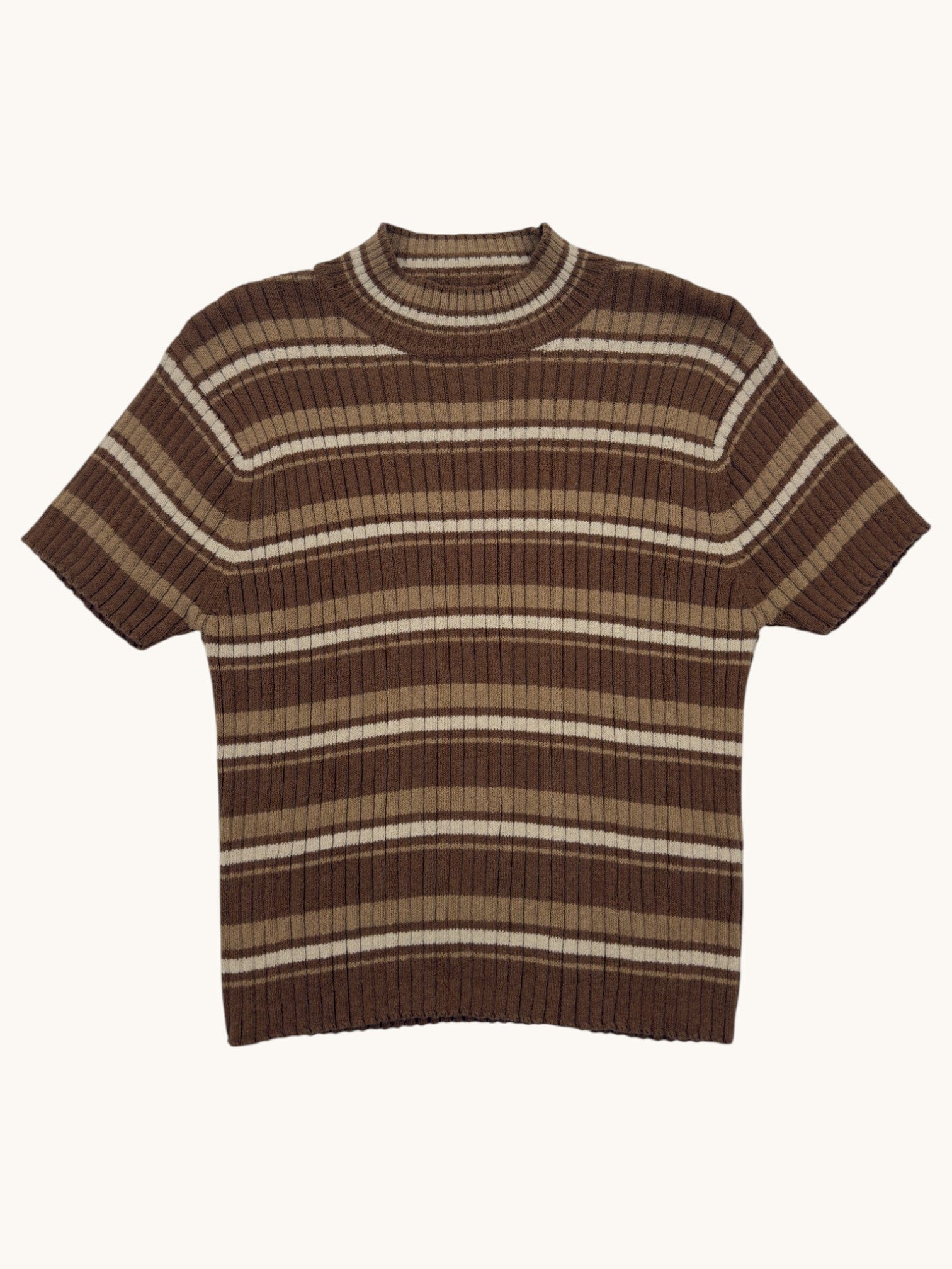 00s Jones New York Brown Striped Sweater