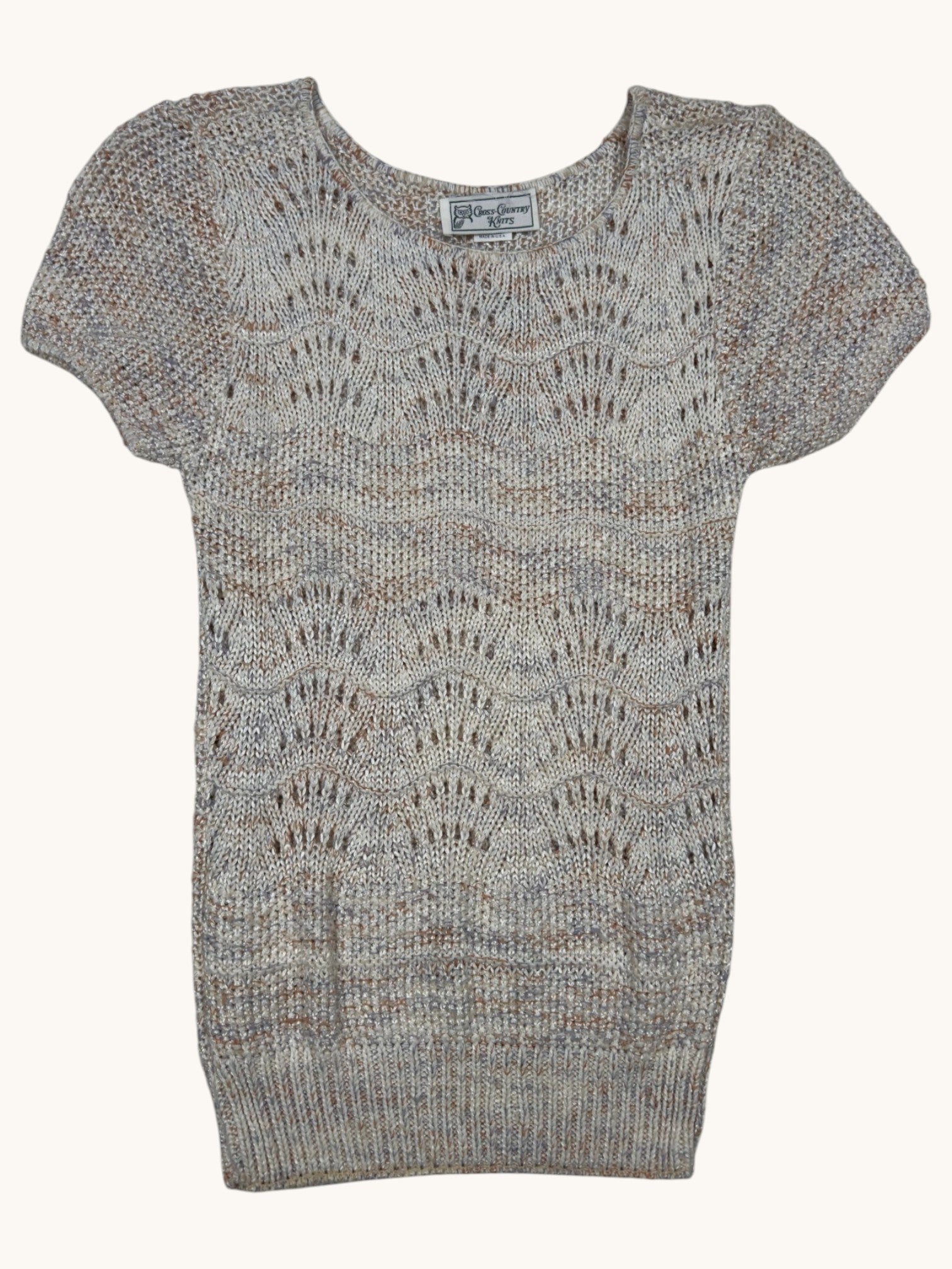 90s Cross Country Knits Multicolor Knit Sweater