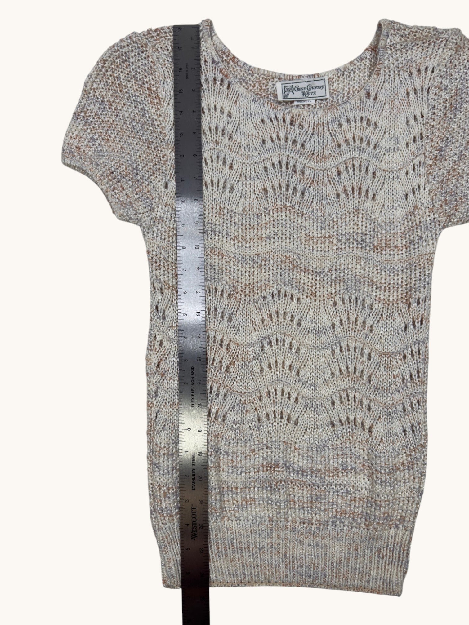 90s Cross Country Knits Multicolor Knit Sweater