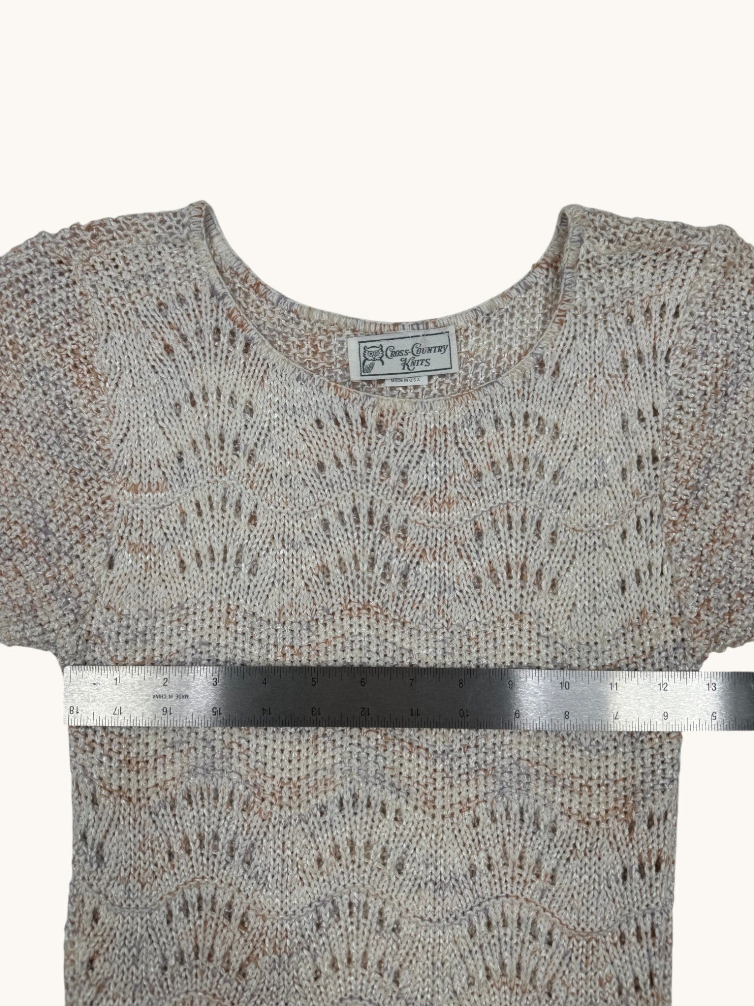 90s Cross Country Knits Multicolor Knit Sweater