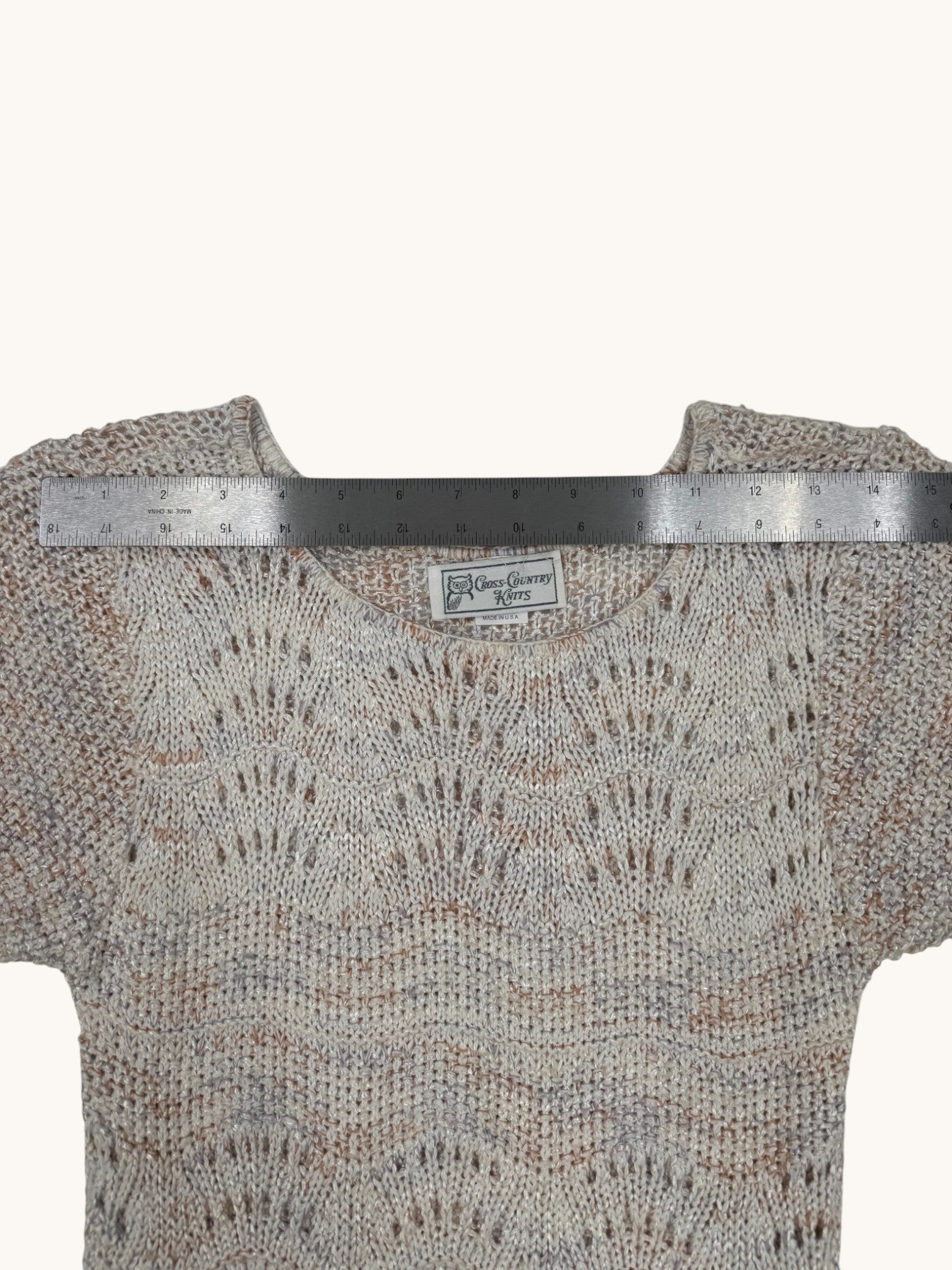90s Cross Country Knits Multicolor Knit Sweater