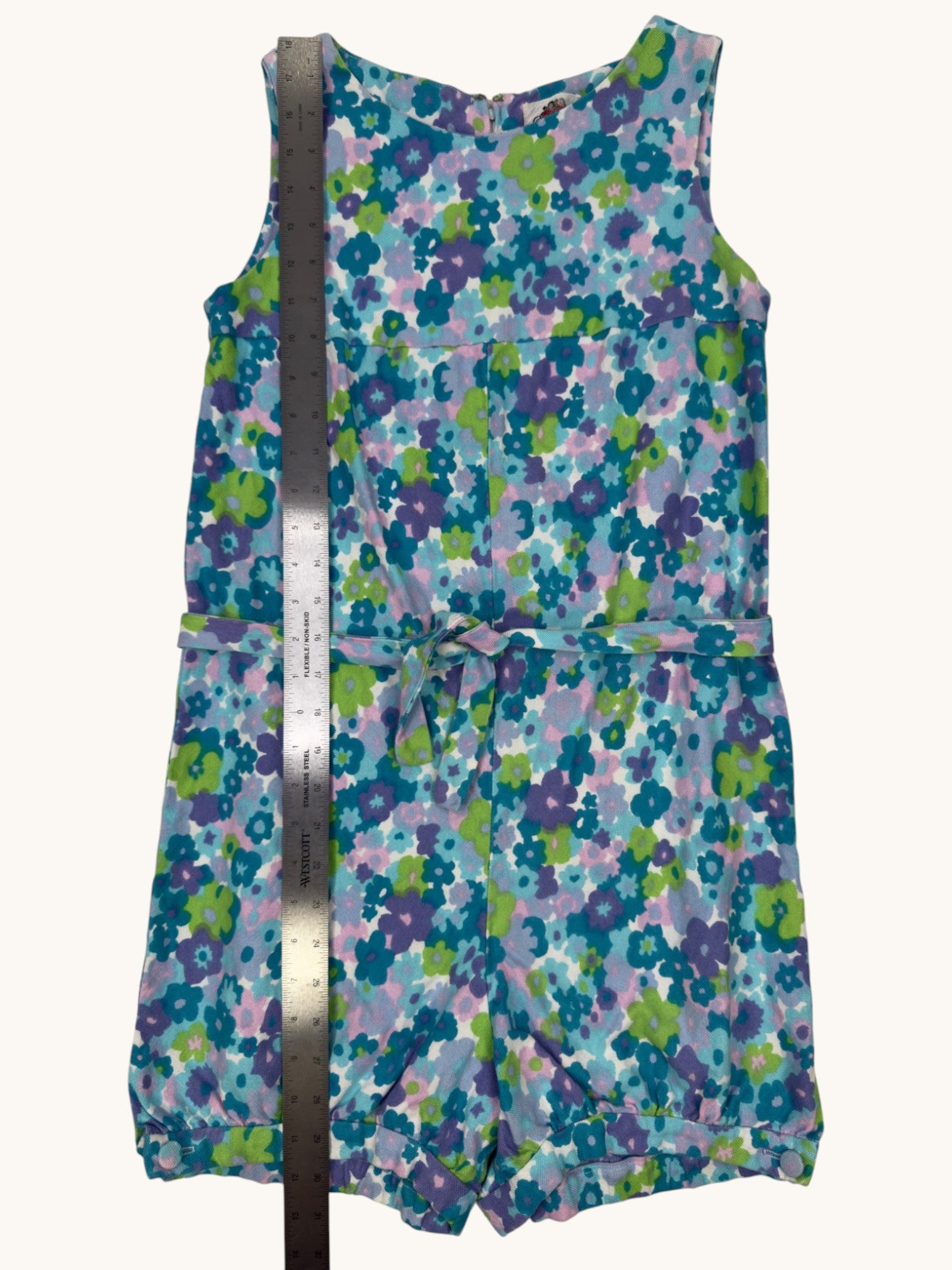 90s Marshall Field & Company Floral Romper