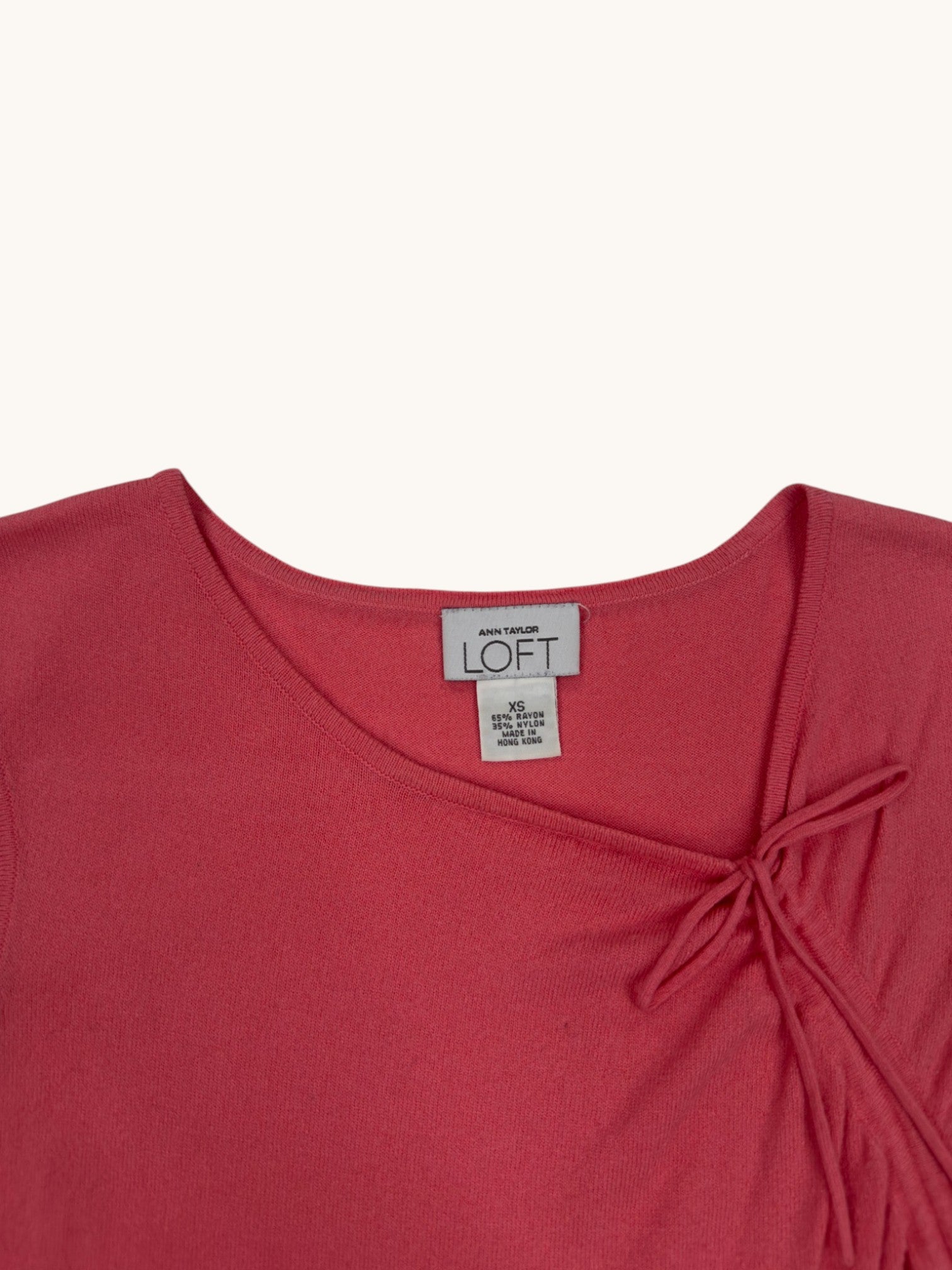 90s Loft Pink Sweater Tank - XS