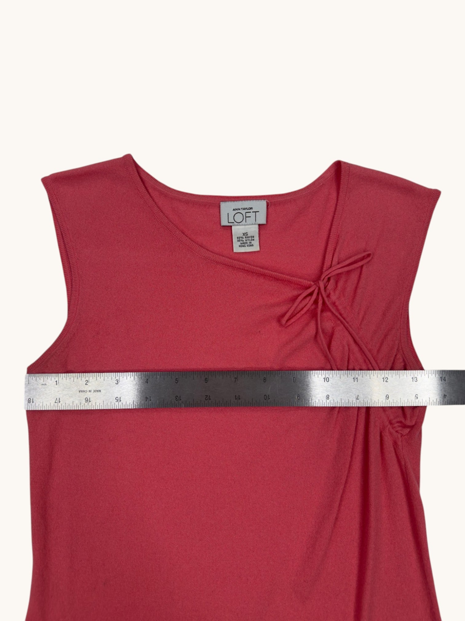 90s Loft Pink Sweater Tank - XS