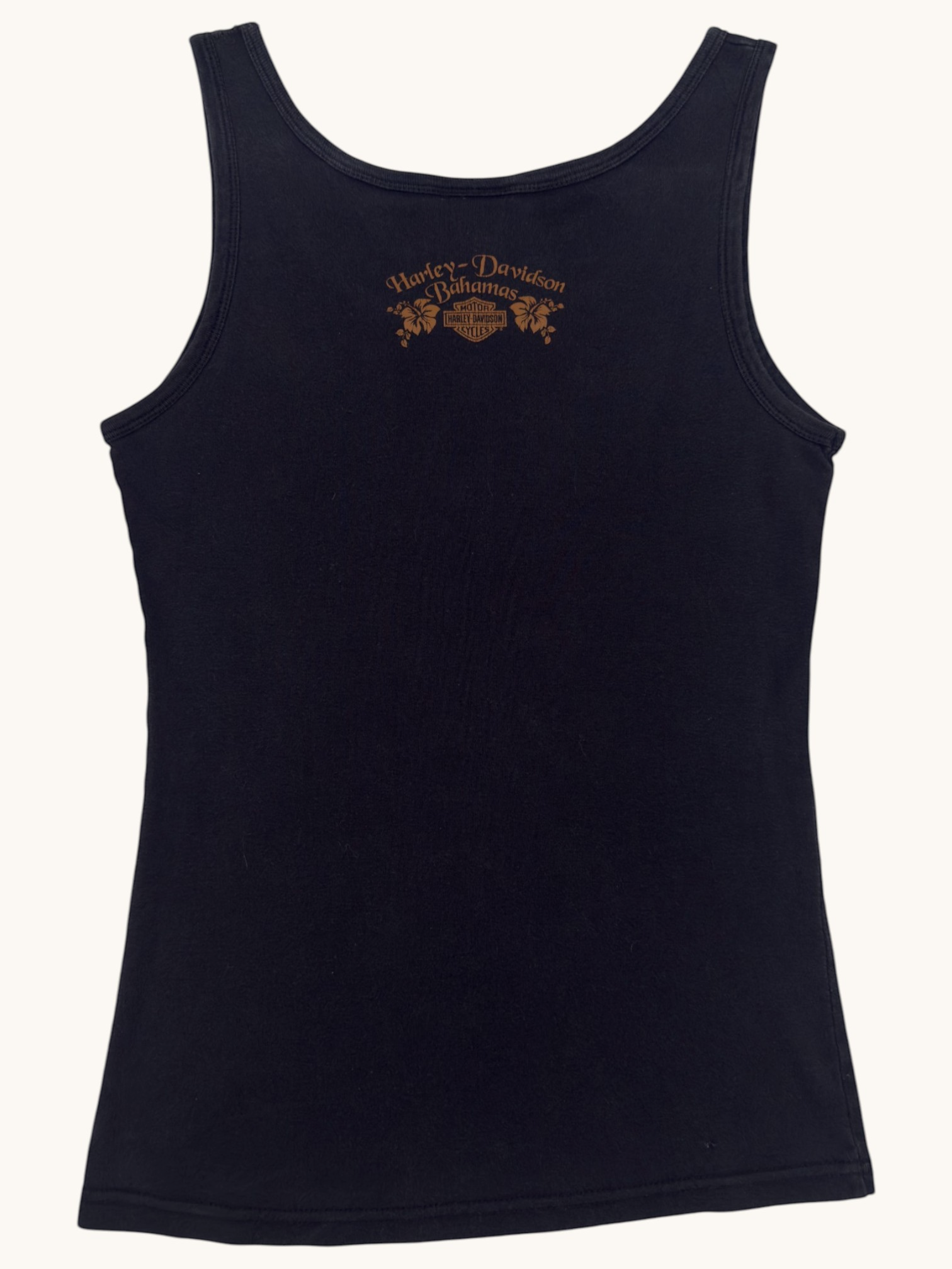 90s Harley Davidson Black Bahamas Tank - S