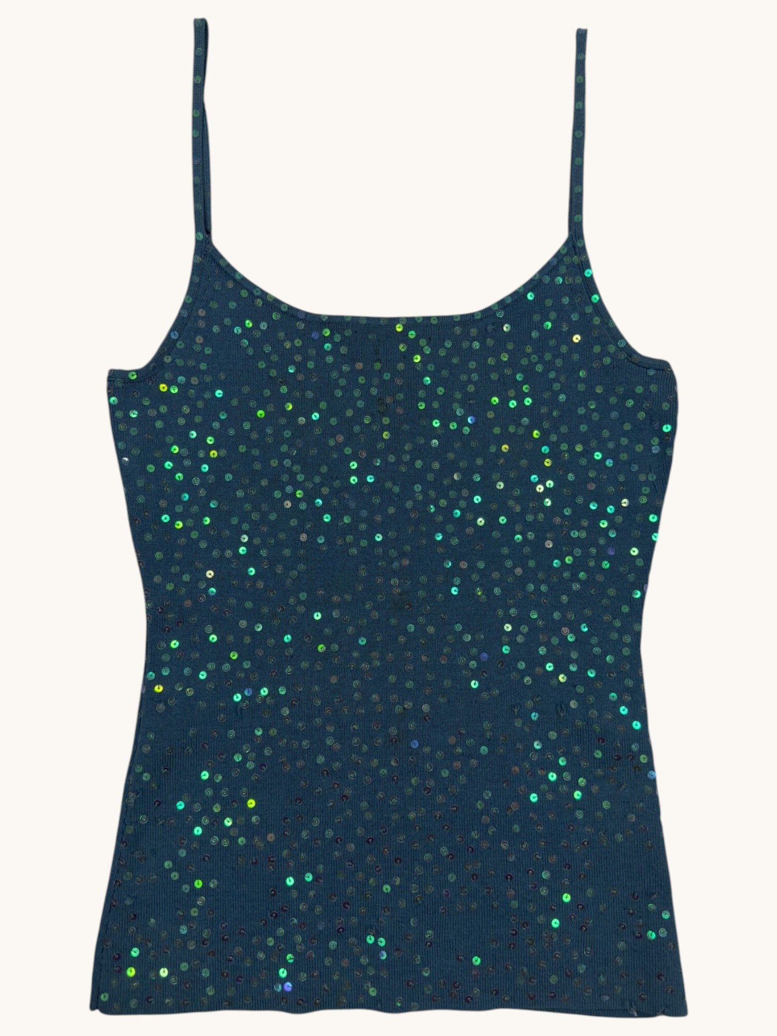 90s classiques entier Blue Sequined Camisole - XS