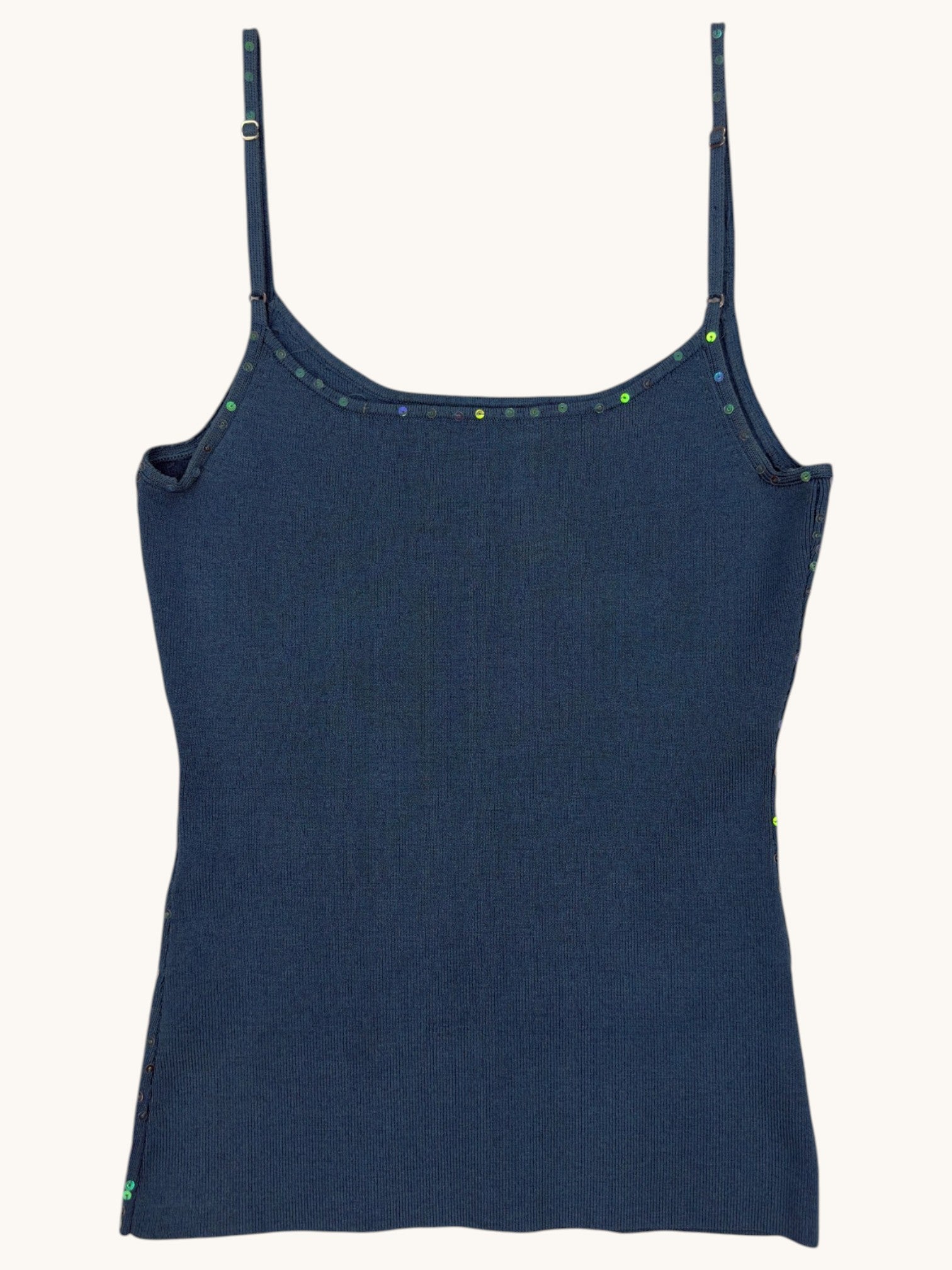 90s classiques entier Blue Sequined Camisole - XS