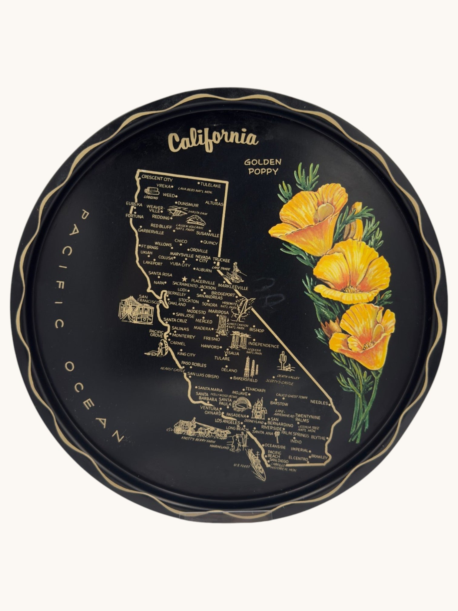 60s California Serving Tray