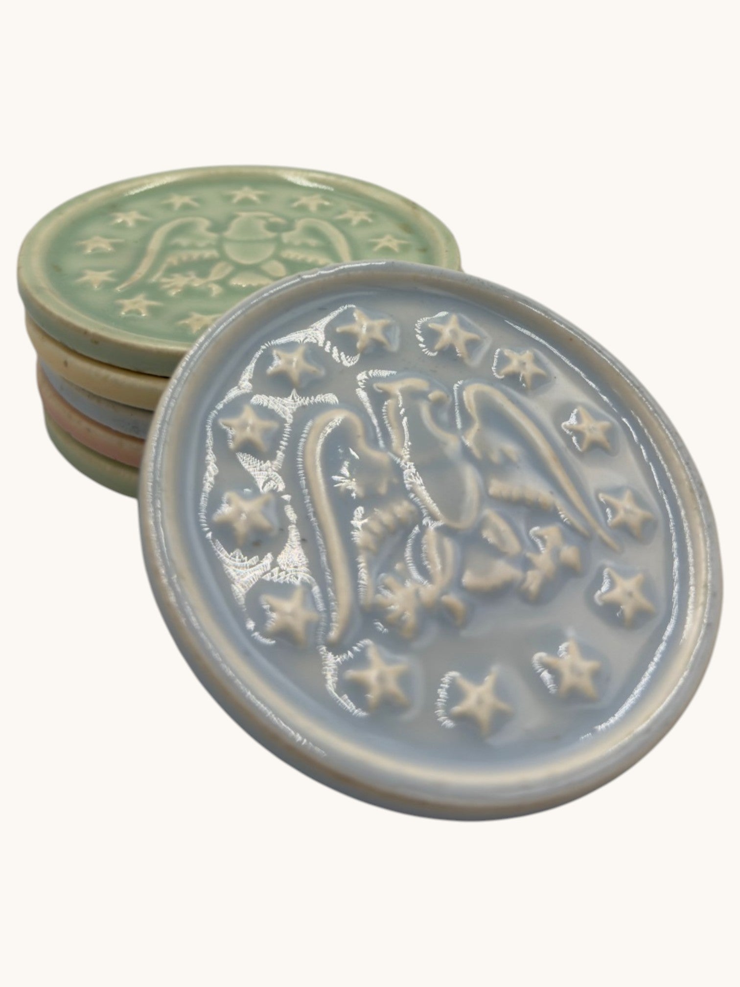 40s Jerywil Products Eagle Coasters