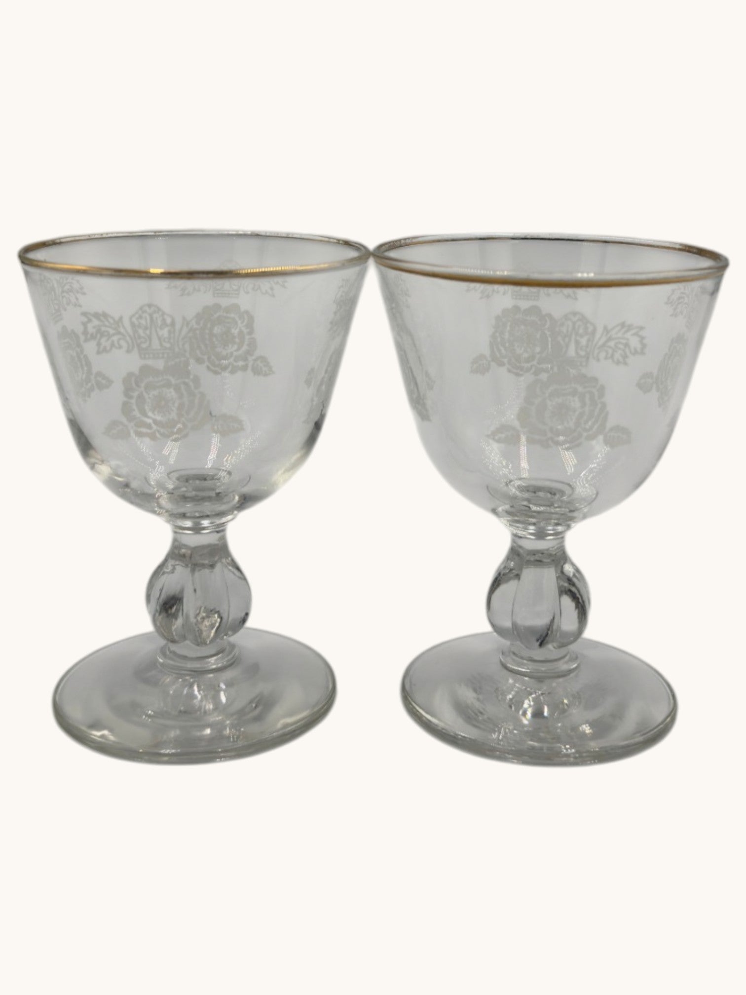 50s Homer Laughlin Queen Esther Glasses