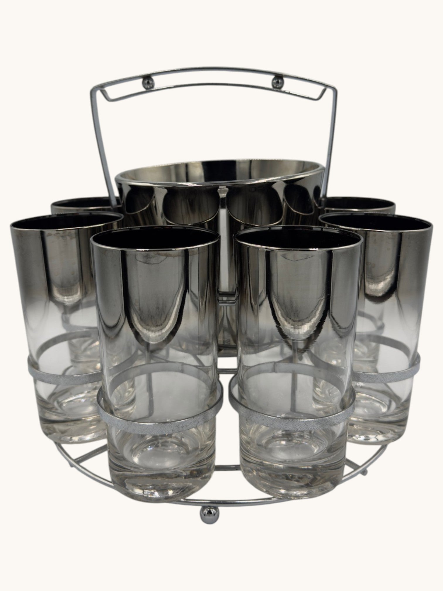 60s Silver Fade Bar Set