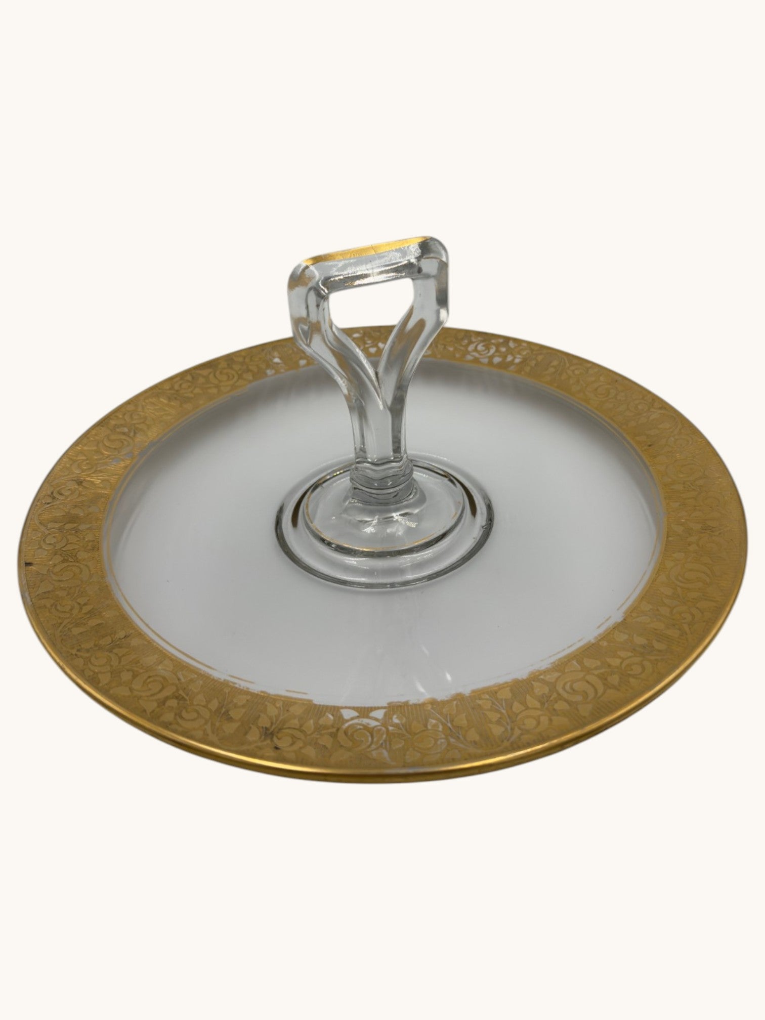 Vintage Tiffin Franciscan Rambler Rose Handled Tray