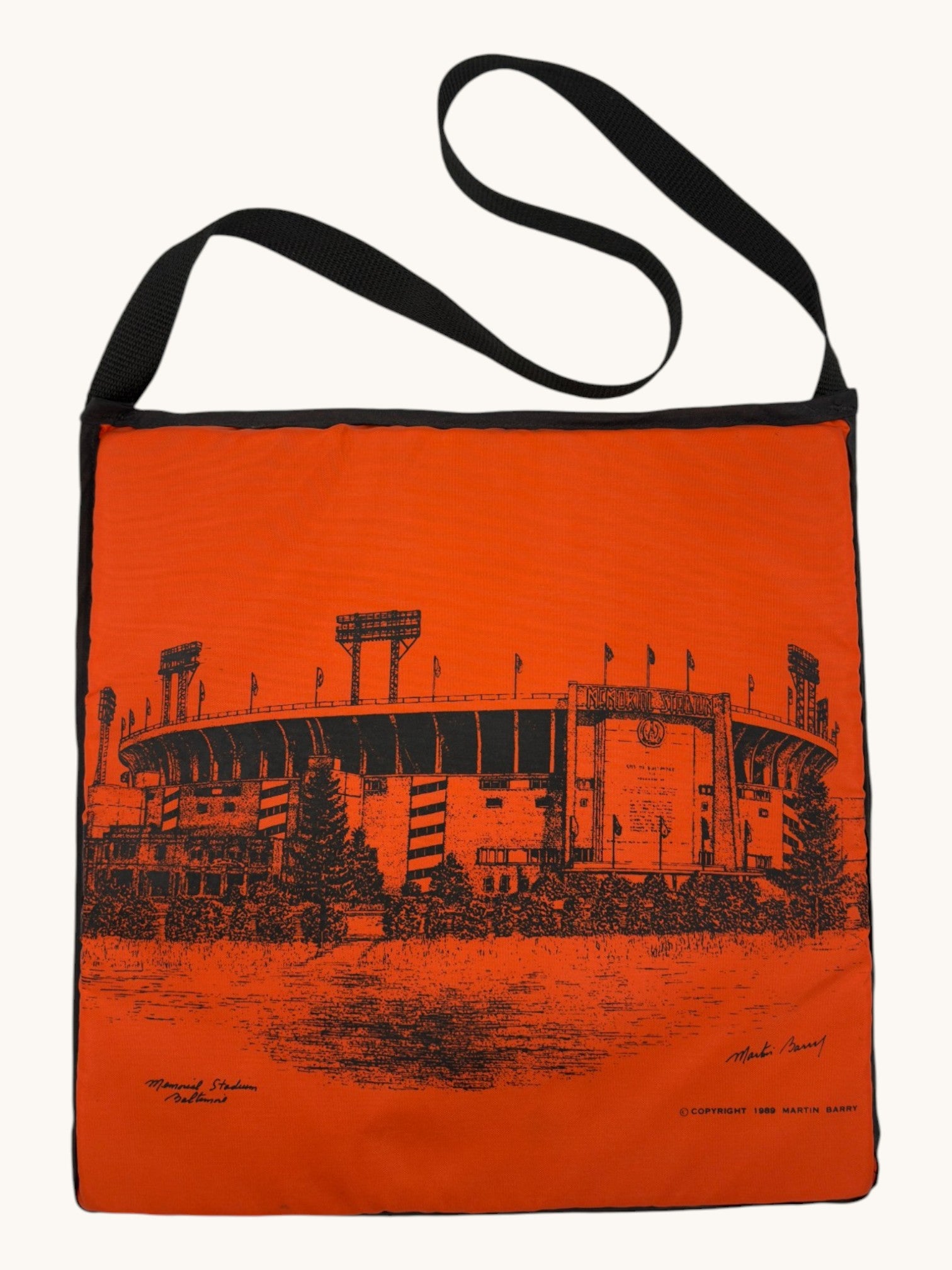 90s HW&A Productions Baltimore Ballparks by Martin Barry Seat Cushions