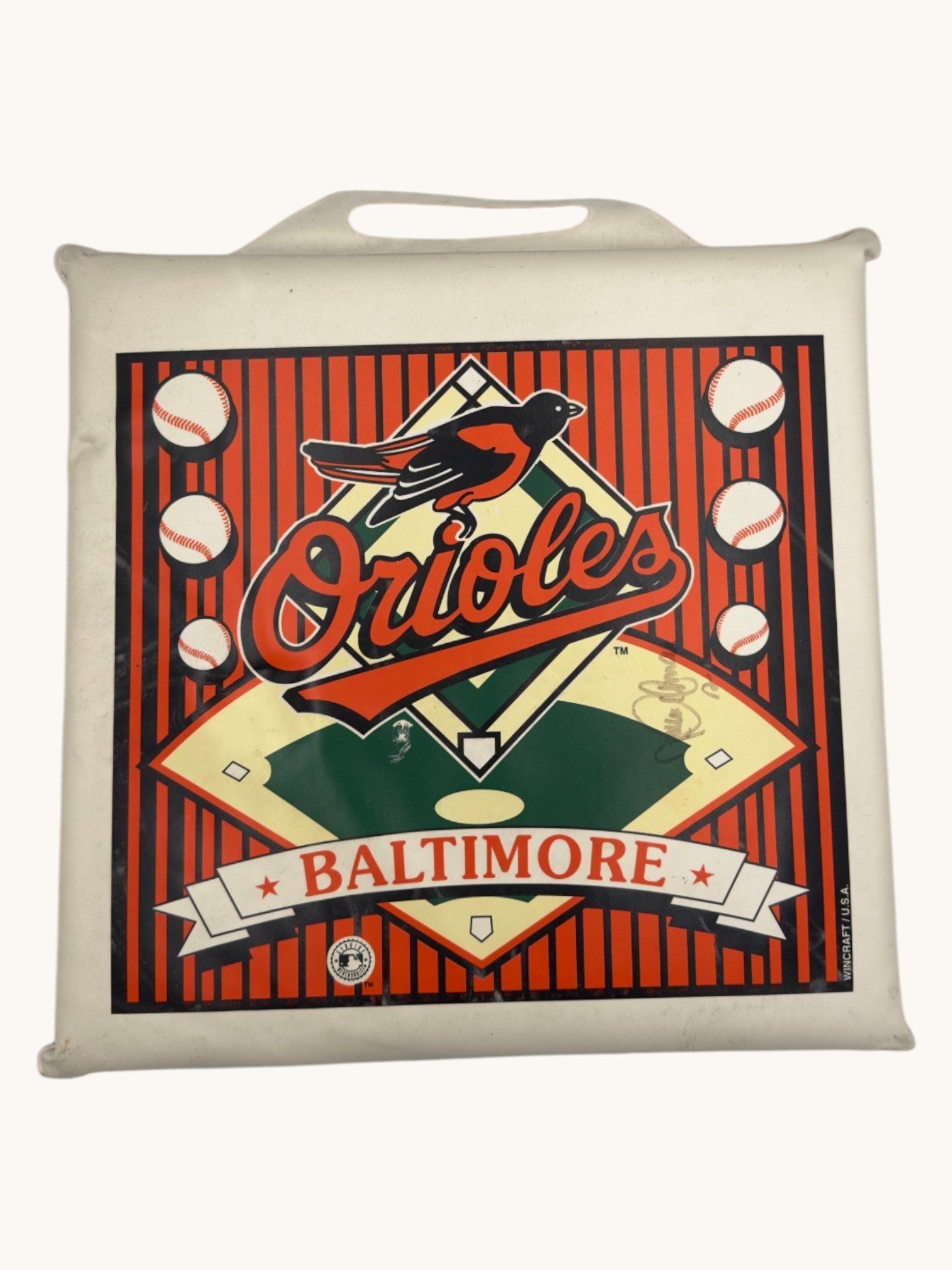 90s Wincraft Baltimore Orioles Seat Cushion
