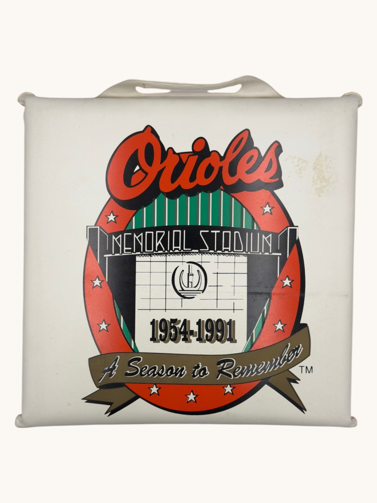90s Orioles Memorial Stadium ESSKAY Franks Seat Cushions
