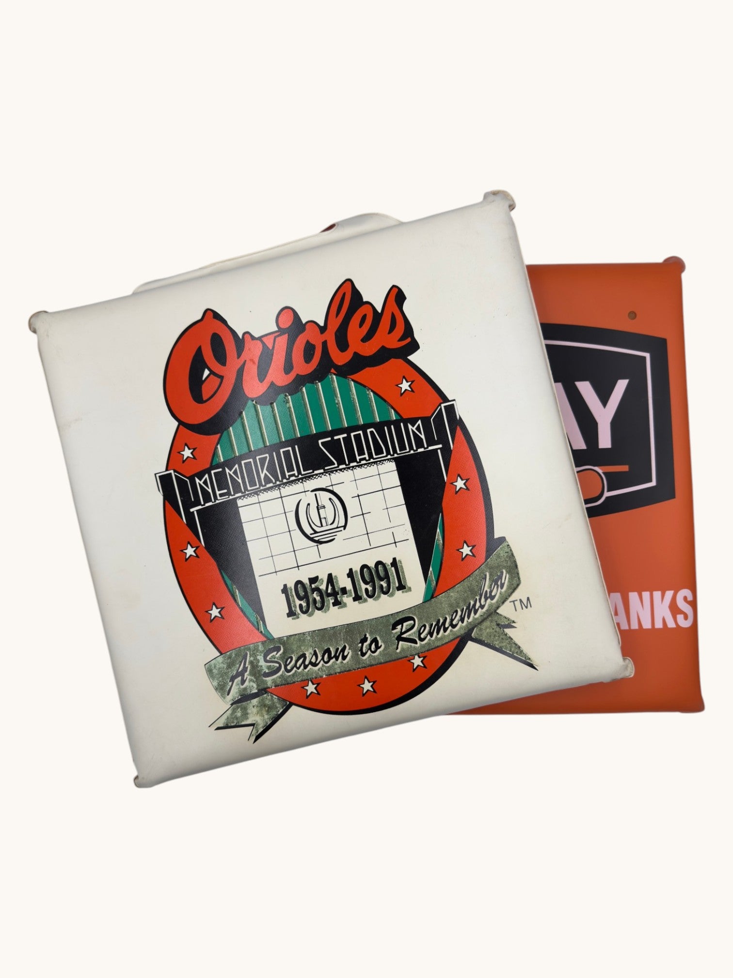 90s Orioles Memorial Stadium ESSKAY Franks Seat Cushions