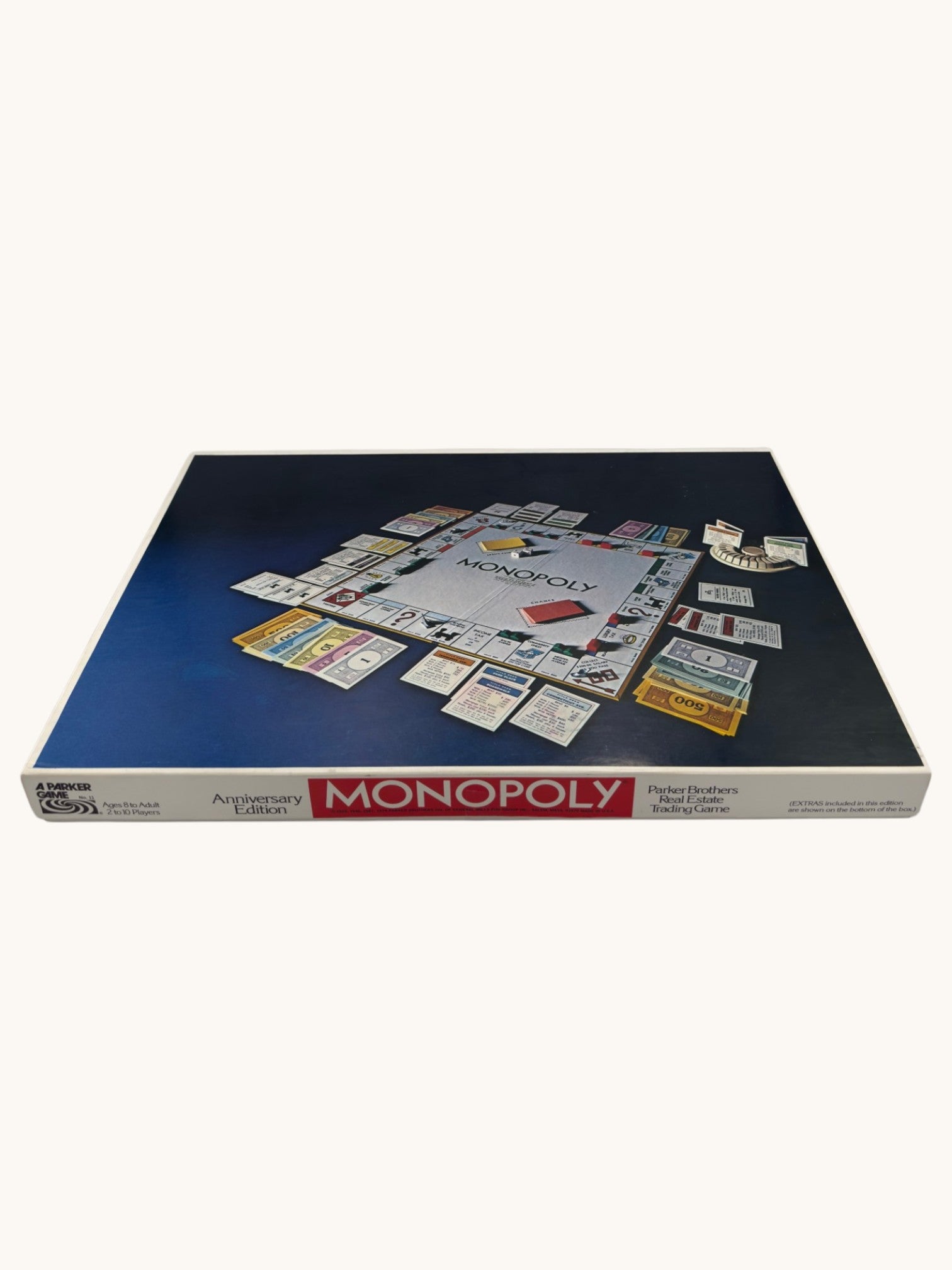 70s Parker Brothers Monopoly 25th Anniversary Edition Board Game